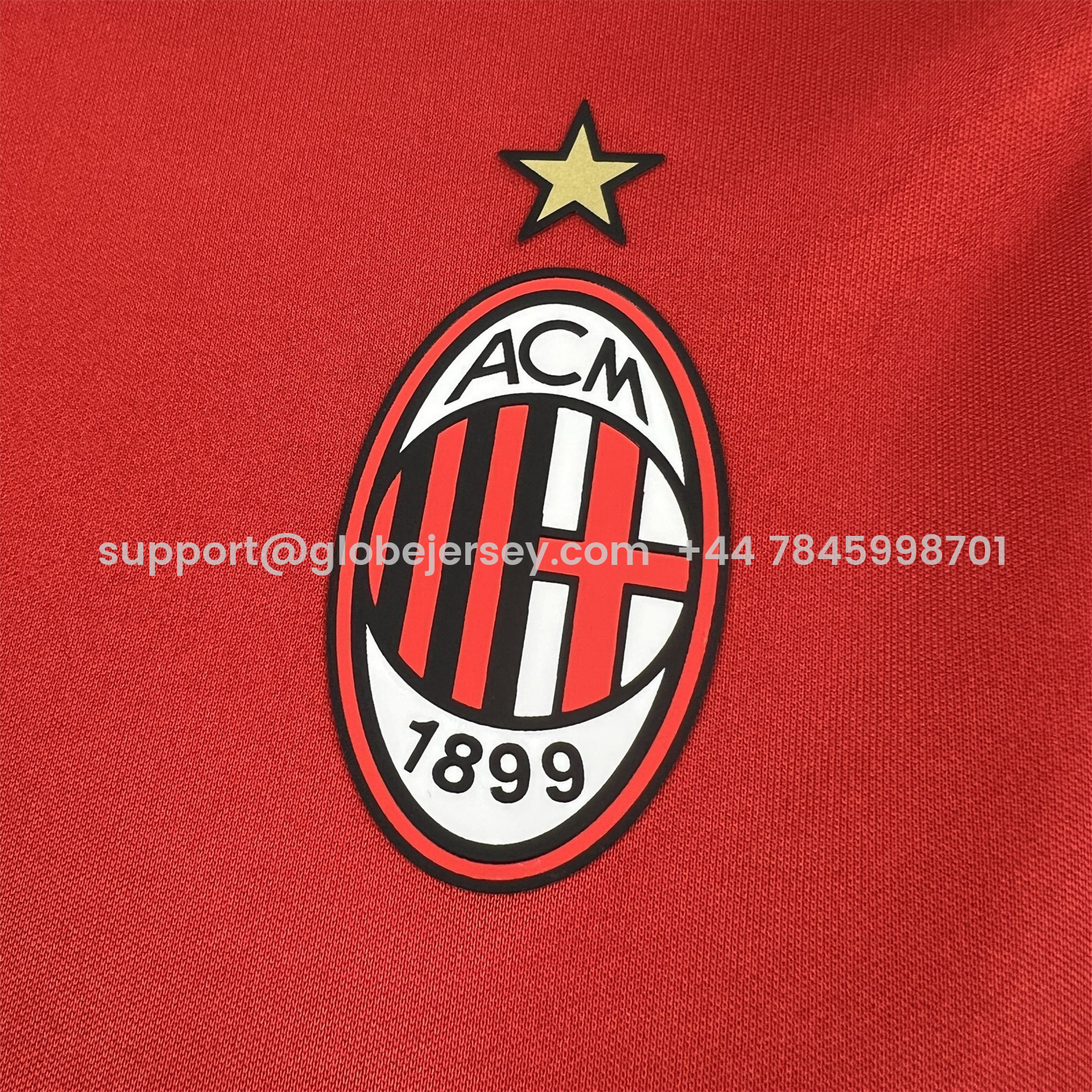 GlobeJersey-AC Milan 25-26 Fourth Red Long Sleeves Jersey - Fans Version