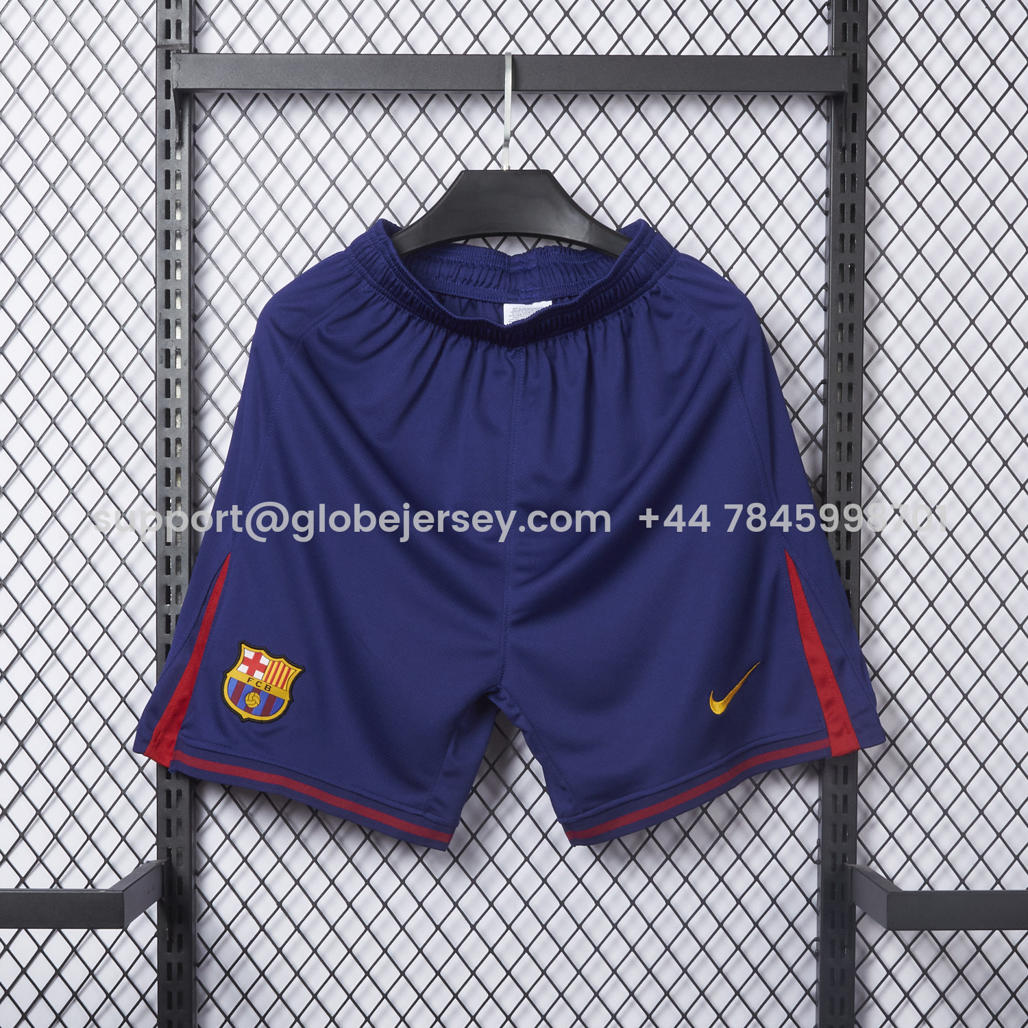 GlobeJersey-Barcelona 25-26 Home Blue Shorts - Fans Version