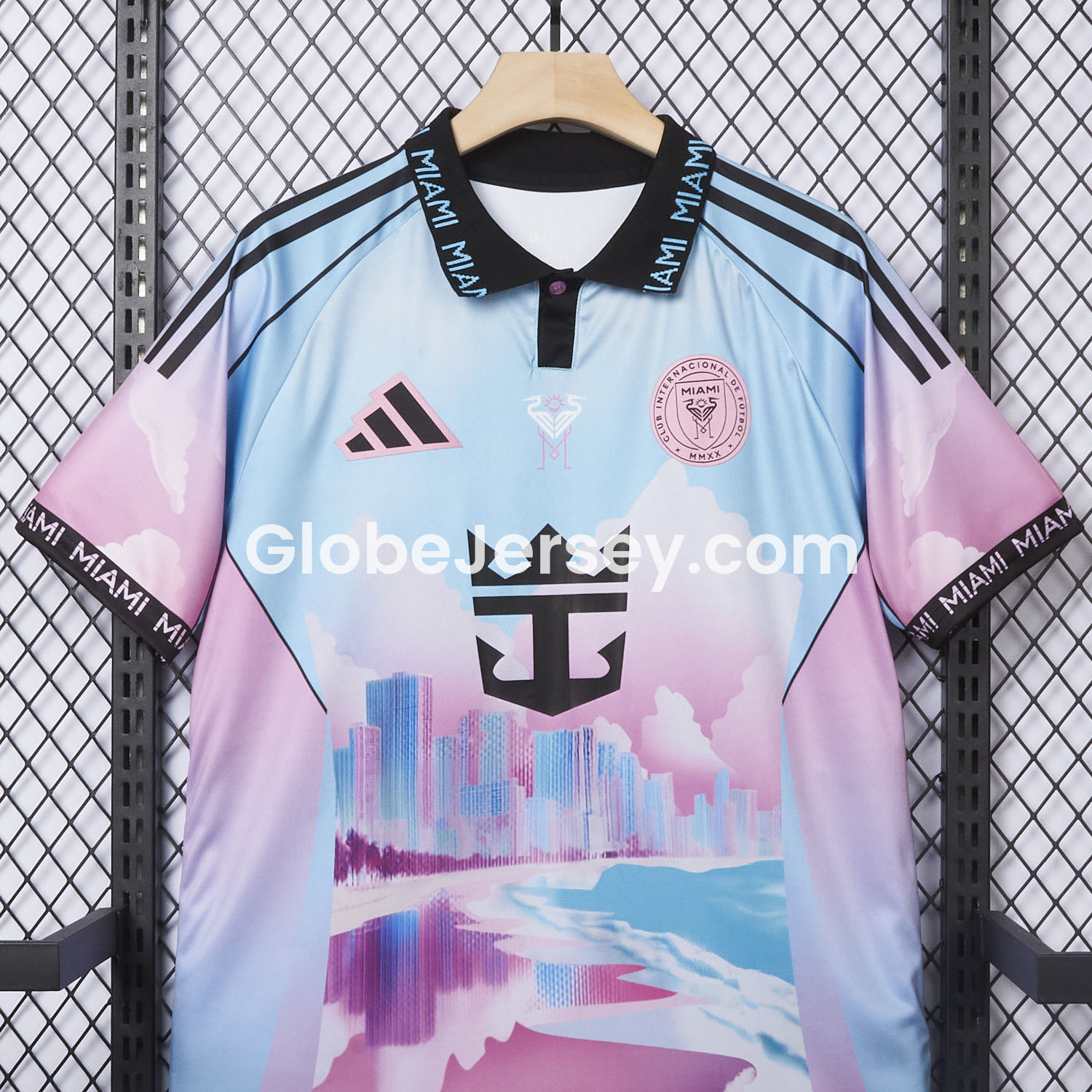 GlobeJersey-INT M.A.M 2025 Blue City Silhouette Special Edition Jersey - Fans Version
