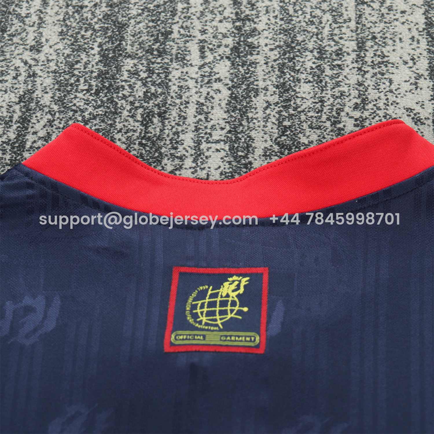 GlobeJersey-Retro Spain 1996 Away Kids Kit