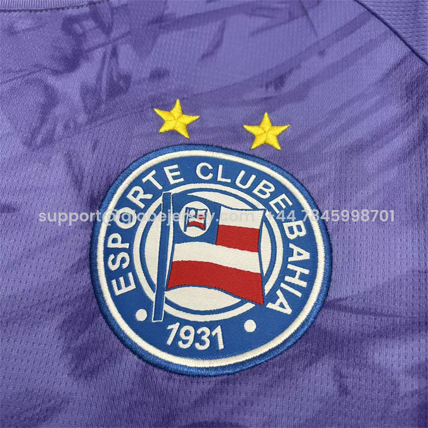 GlobeJersey-Bahia 26-27 Purple Goalkeeper Jersey - Fans Version