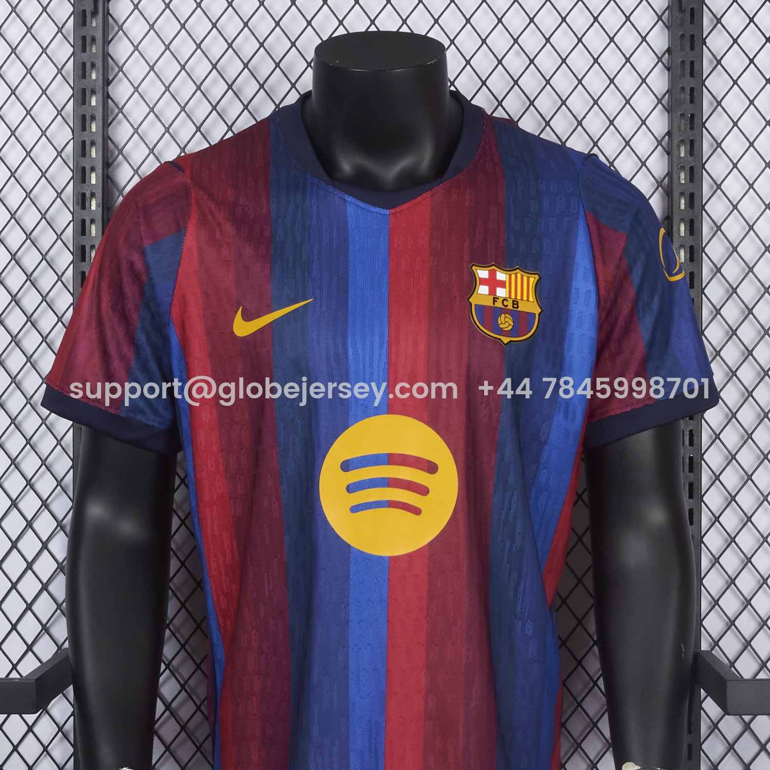 GlobeJersey-Barcelona 26-27 Home Jersey - Player Version