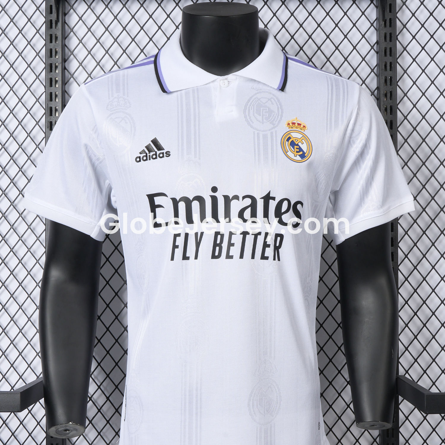 GlobeJersey-Retro Real Madrid 2022-23 Home Jersey - Player Version