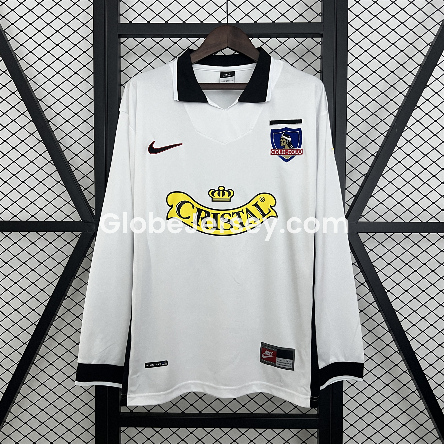 GlobeJersey-Retro Colo Colo 1998-99 Home Long Sleeves Jersey