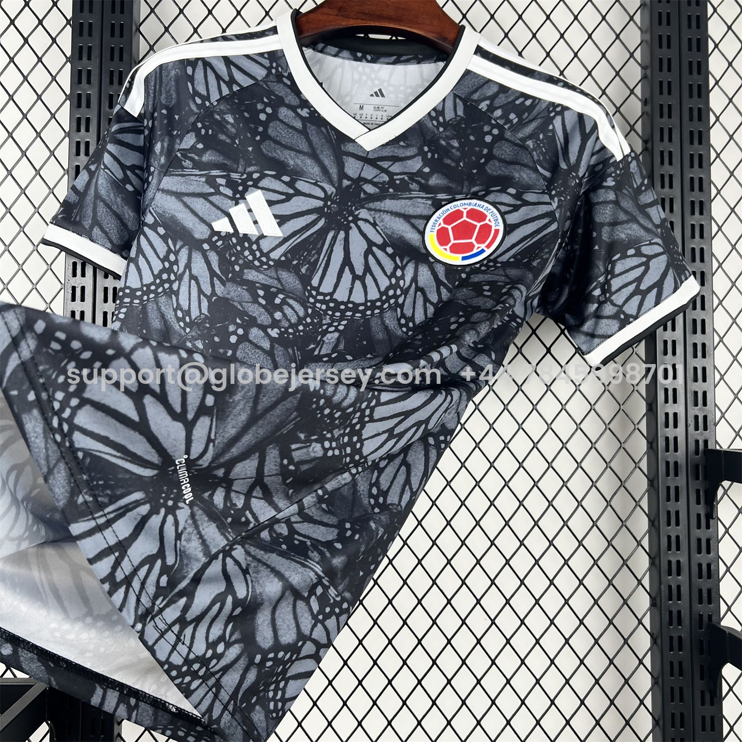 GlobeJersey-Colombia 2026 Grey And Black Special Jersey - Fans Version