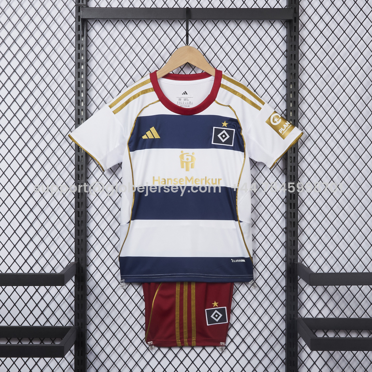 GlobeJersey-Hamburger SV 25-26 1887 Bundesliga Games Special Kids Kit