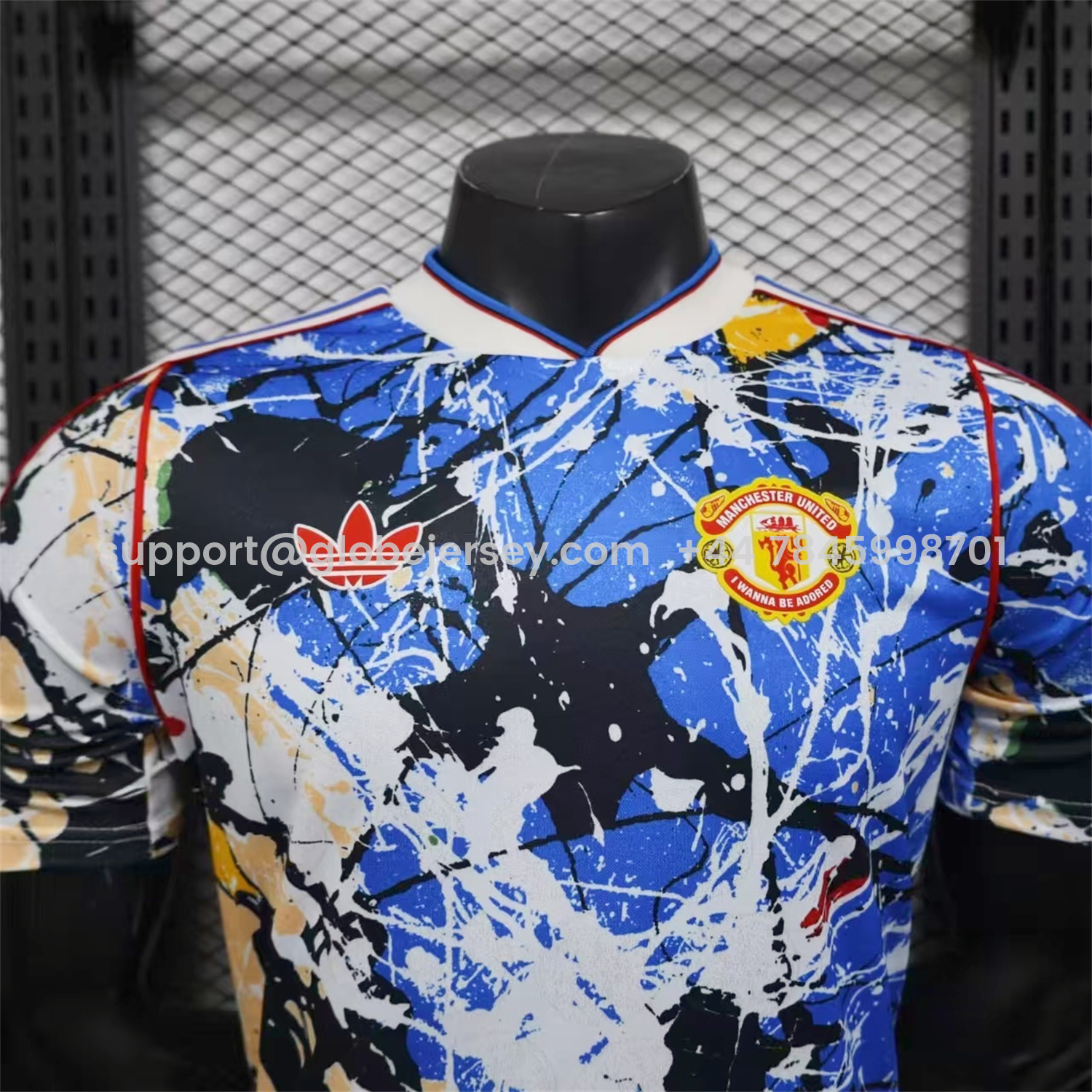 GlobeJersey-Manchester United 25-26 Stone Roses Special Jersey - Player Version