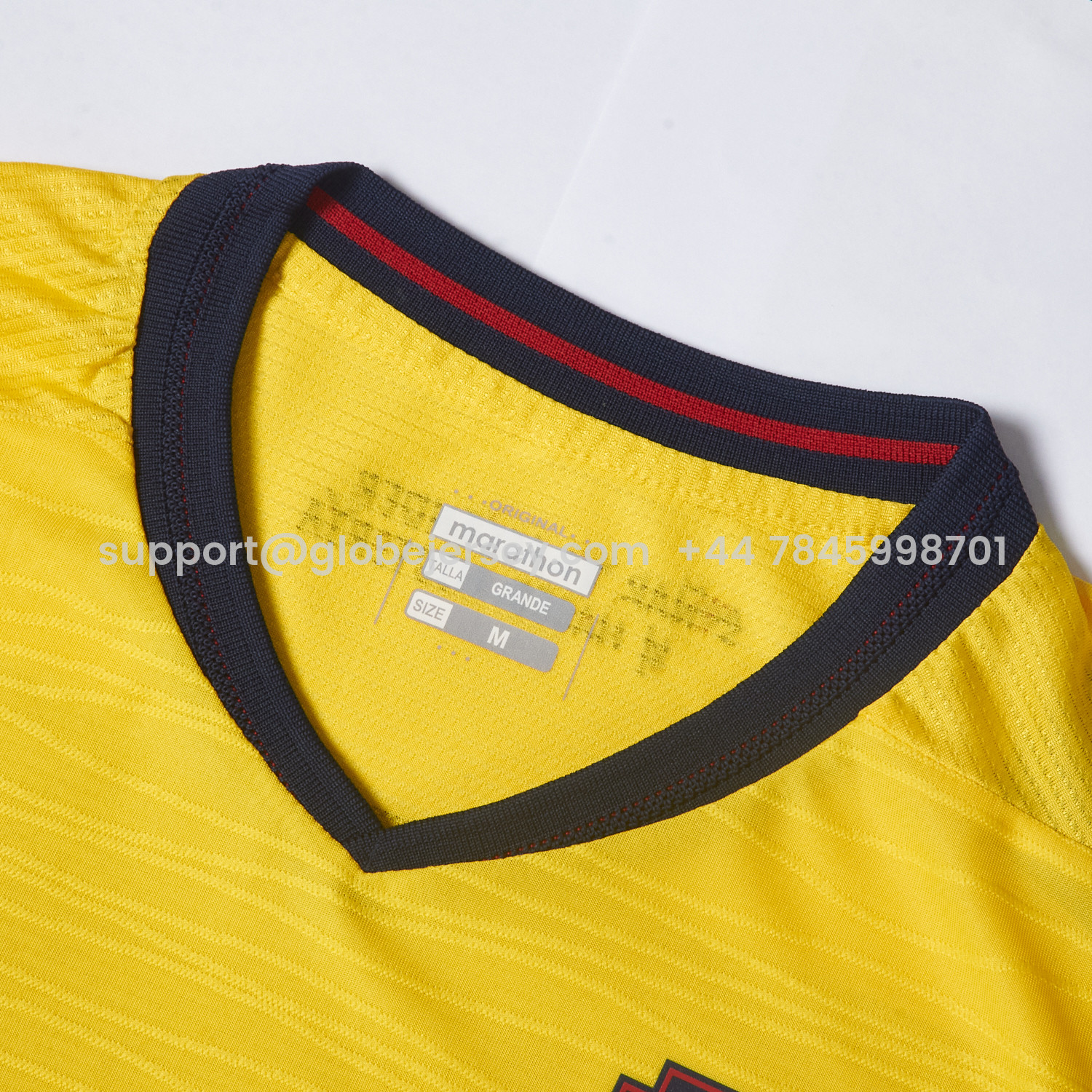 GlobeJersey-Ecuador 2026 Home Yellow Jersey - Player Version