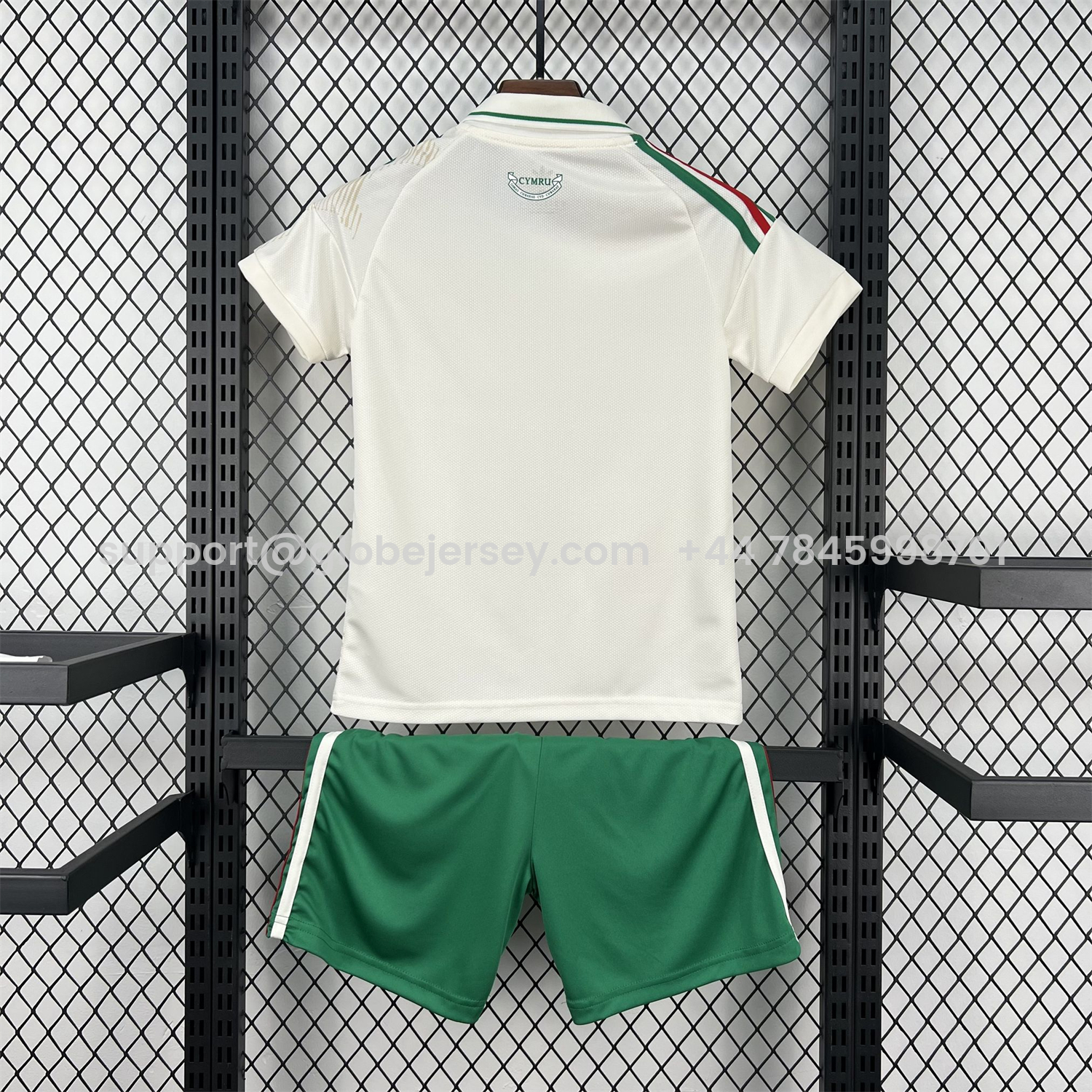GlobeJersey-Wales 2026 Away Kids Kit