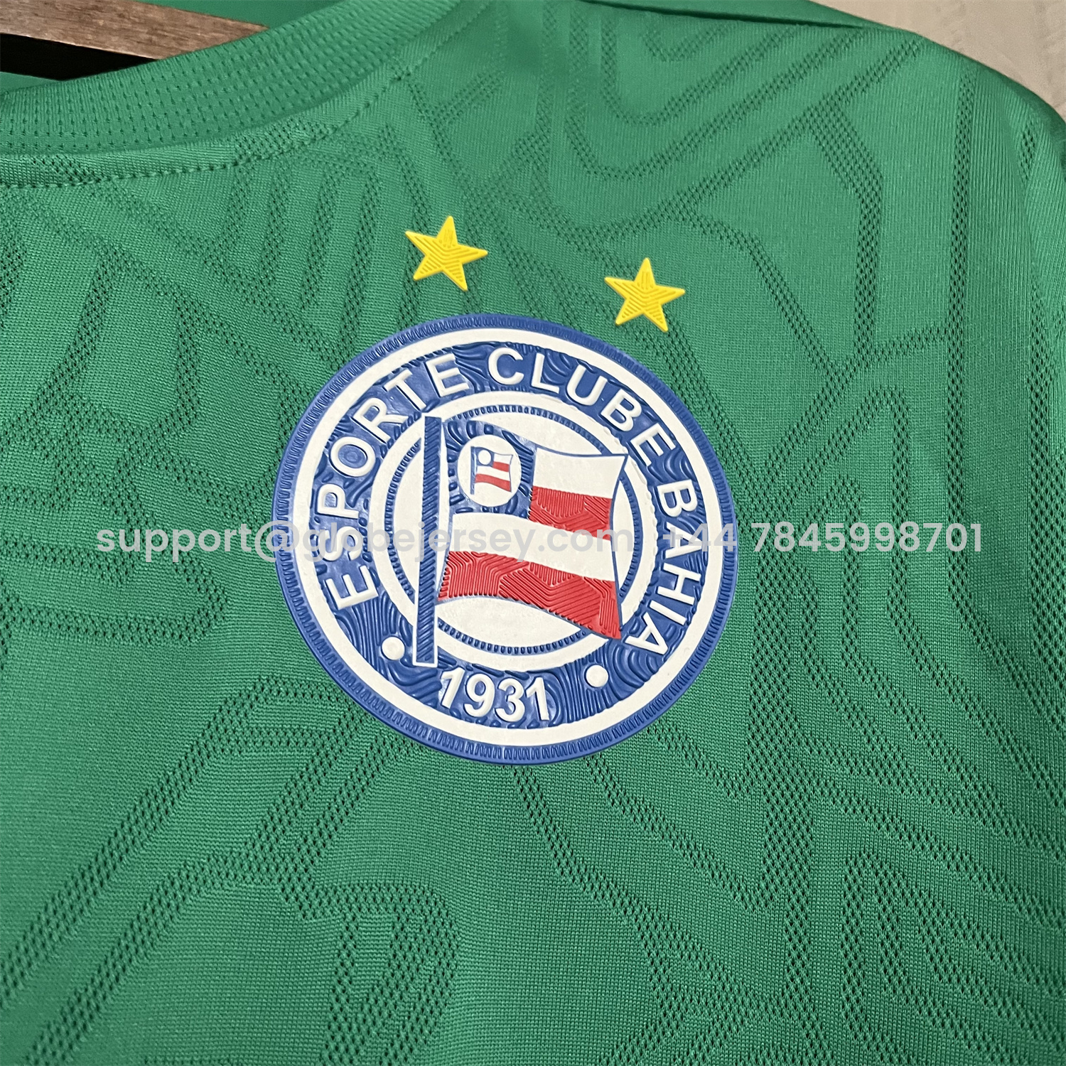 GlobeJersey-Bahia 25-26 Green Training Jersey - Fans Version