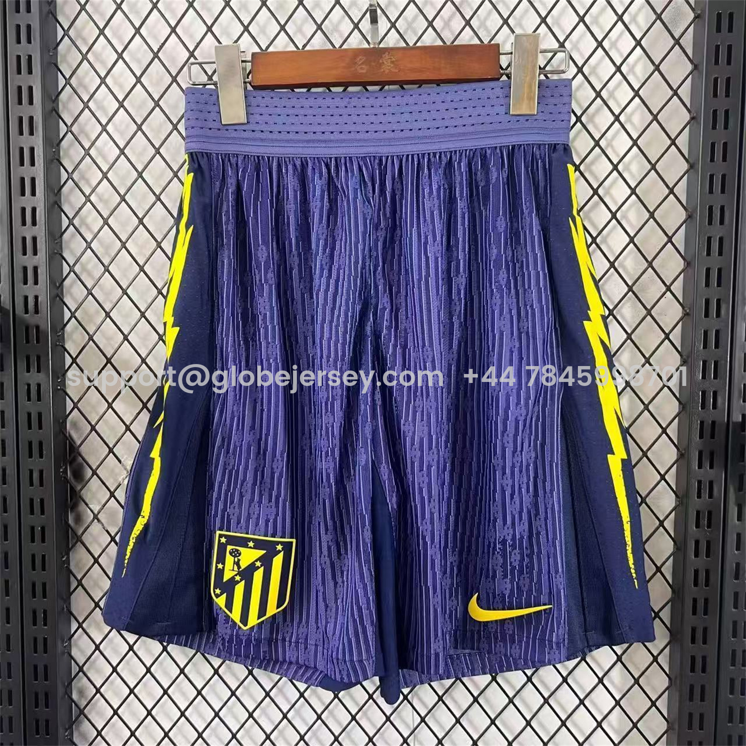GlobeJersey-Atletico Madrid 25-26 Away Purple Shorts - Player Version