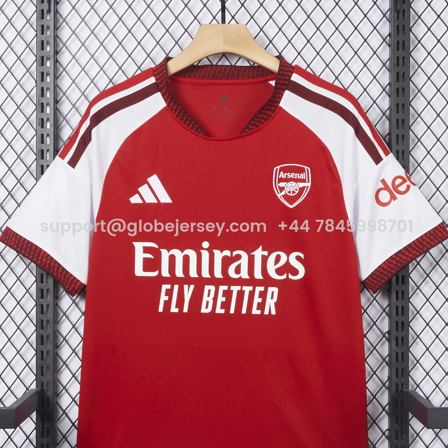 GlobeJersey-【Champion 26 Font】Arsenal 26-27 Home Jersey - Fans Version