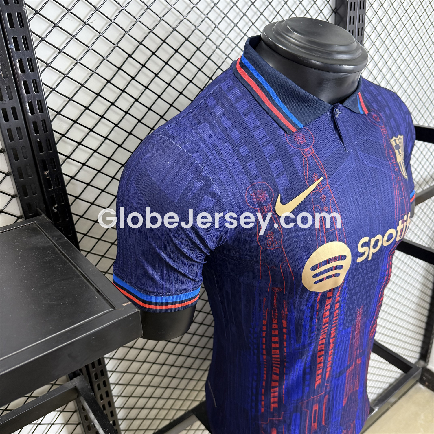 GlobeJersey-Barcelona 25-26 Sagrada Família Blue Special Edition Jersey - Player Version