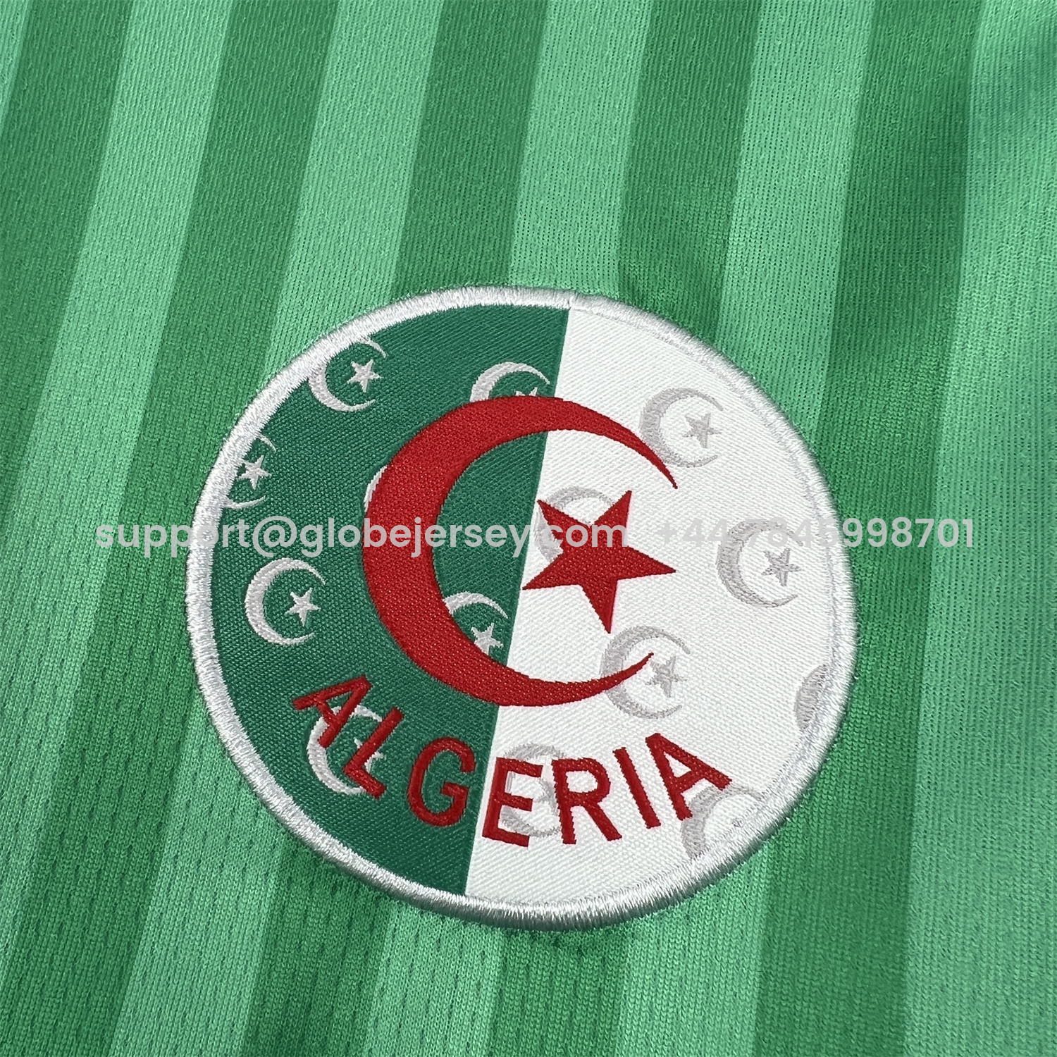 GlobeJersey-Algeria 2026 Away Green Jersey - Fans Version