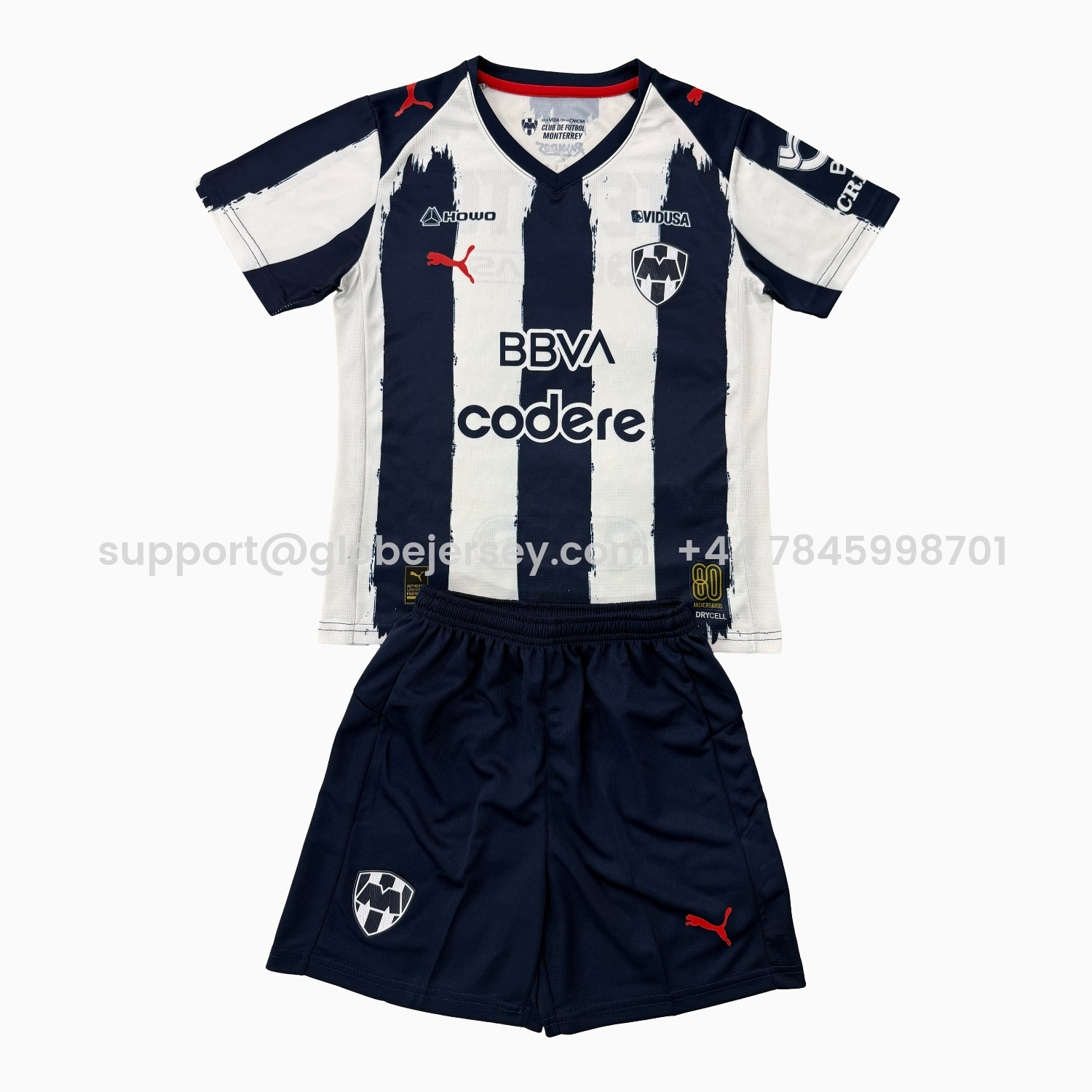 GlobeJersey-Rayados Monterrey 25-26 Home Men's Adult Jersey Set - Fans Version