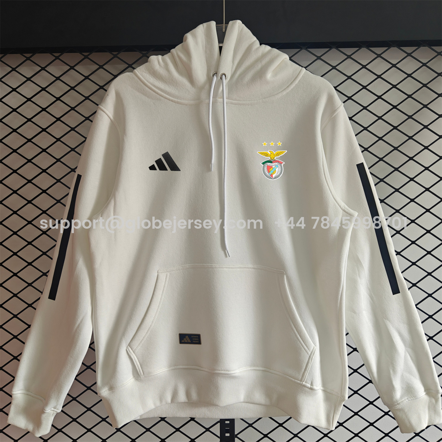 GlobeJersey-Benfica 25-26 Home Unisex Pullover Hoodie