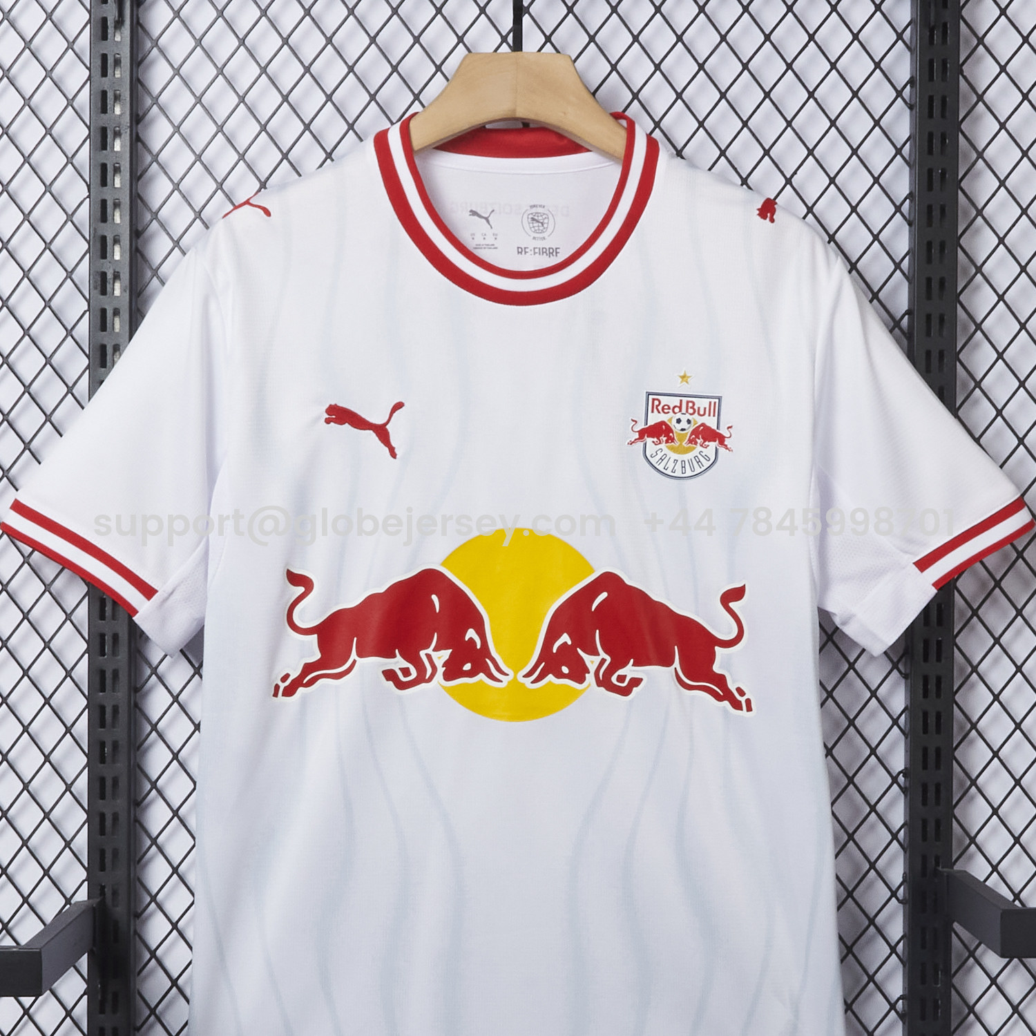 GlobeJersey-Red Bull Salzburg 26-27 Home Jersey - Fans Version