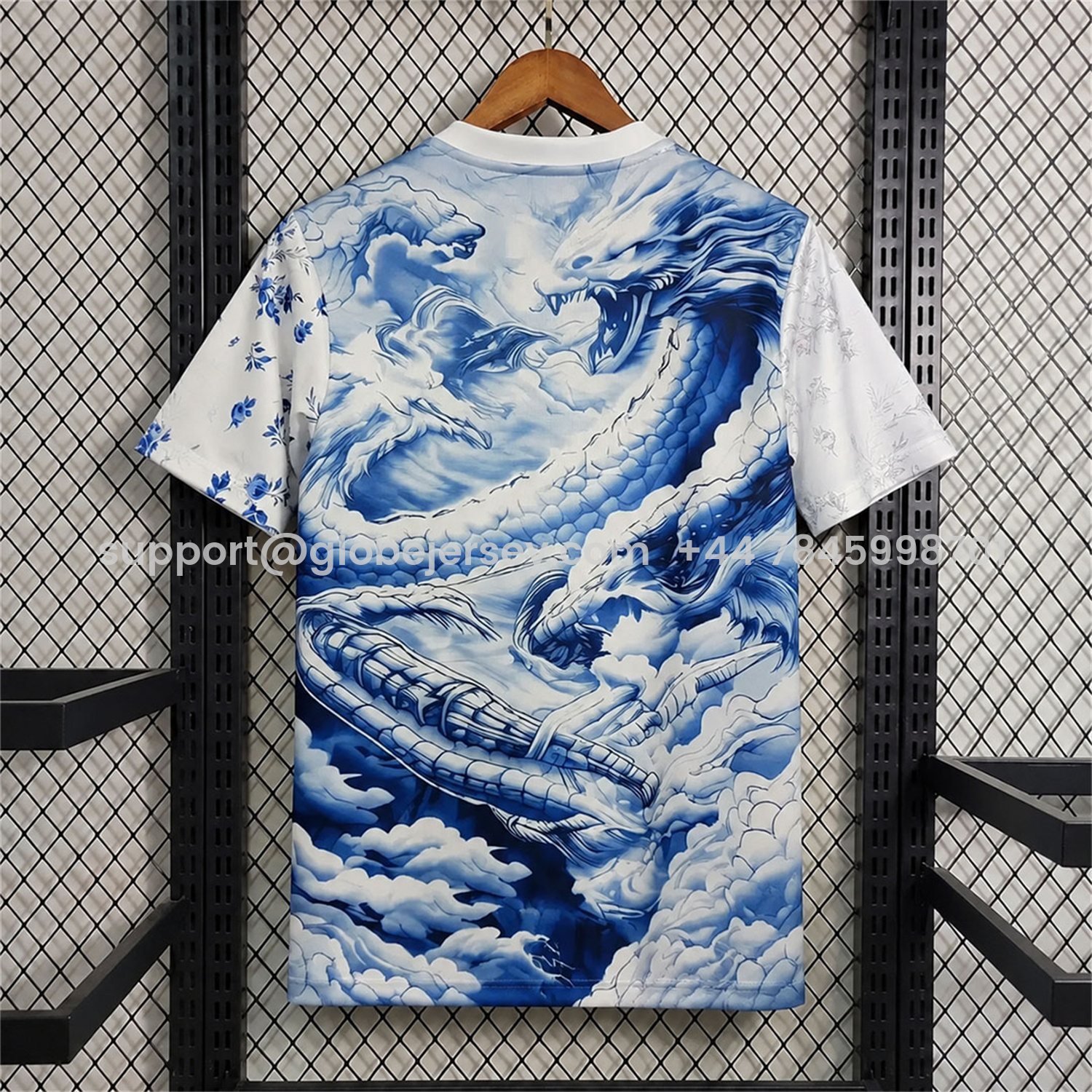 GlobeJersey-Japan 2026 Samurai Sapphire Blue Dragon Special Jersey - Fans Version