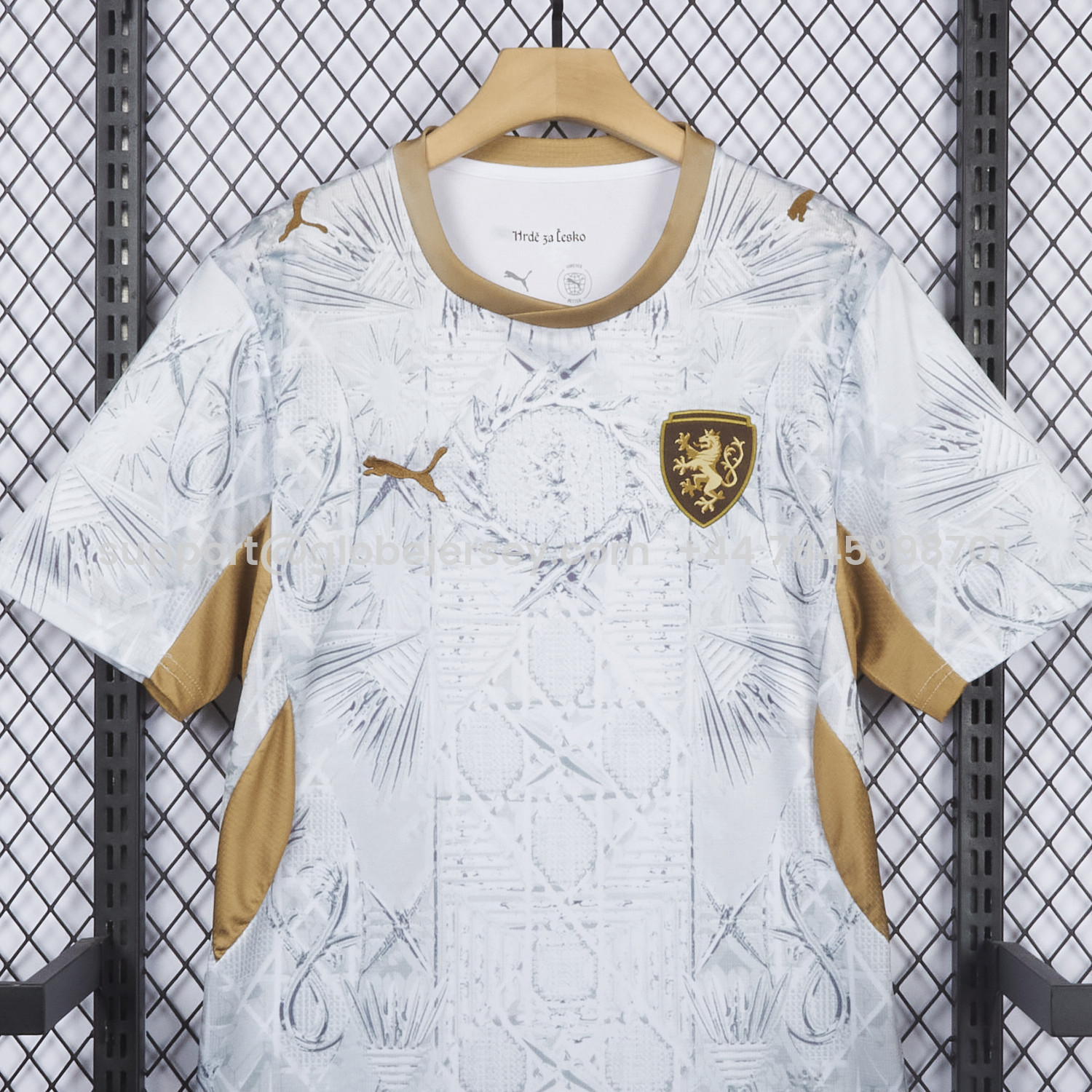 GlobeJersey-Czech Republic 2026 Away Jersey - Fans Version