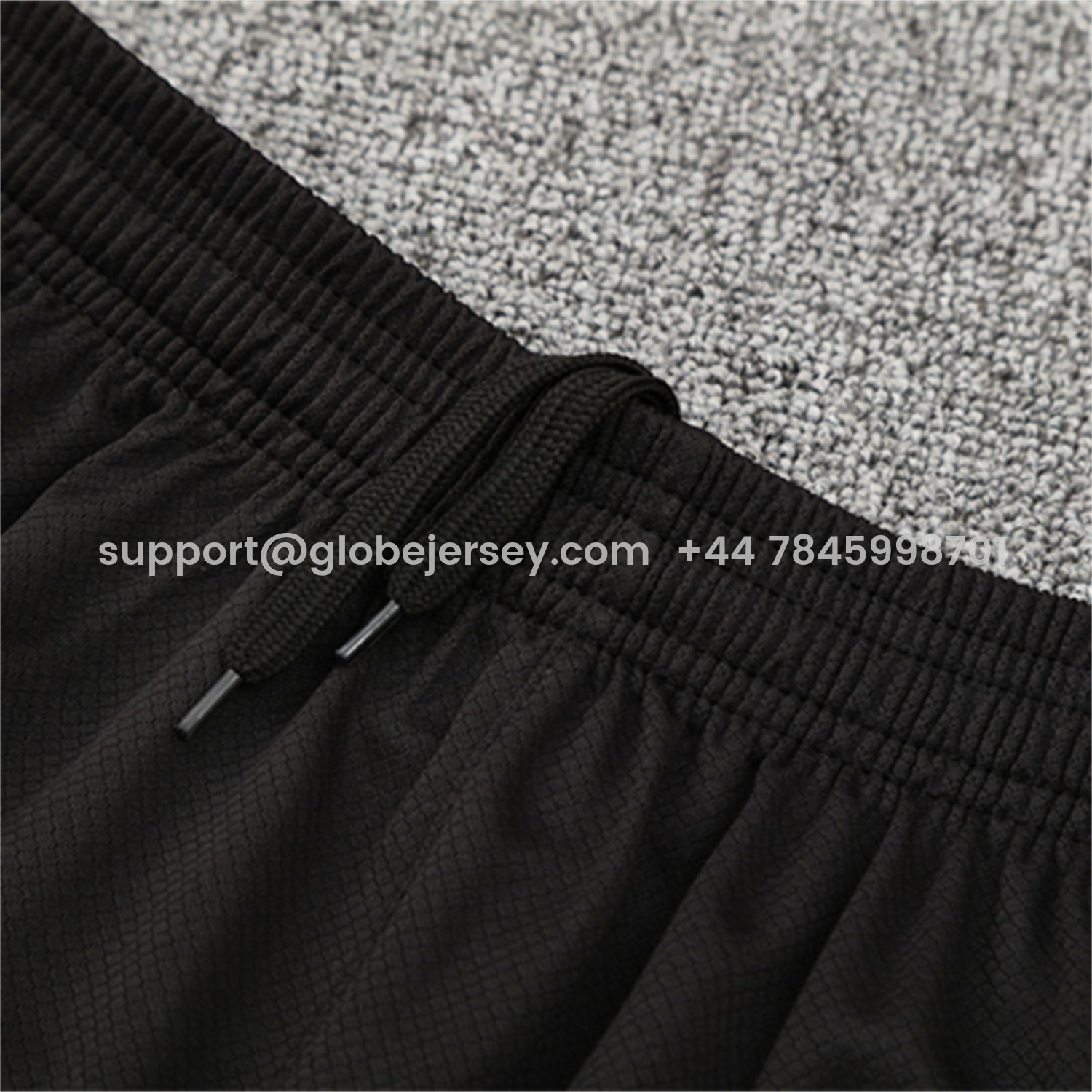 GlobeJersey-Brazil 25-26 Short-Sleeve Training Set - Black Top & Black Shorts