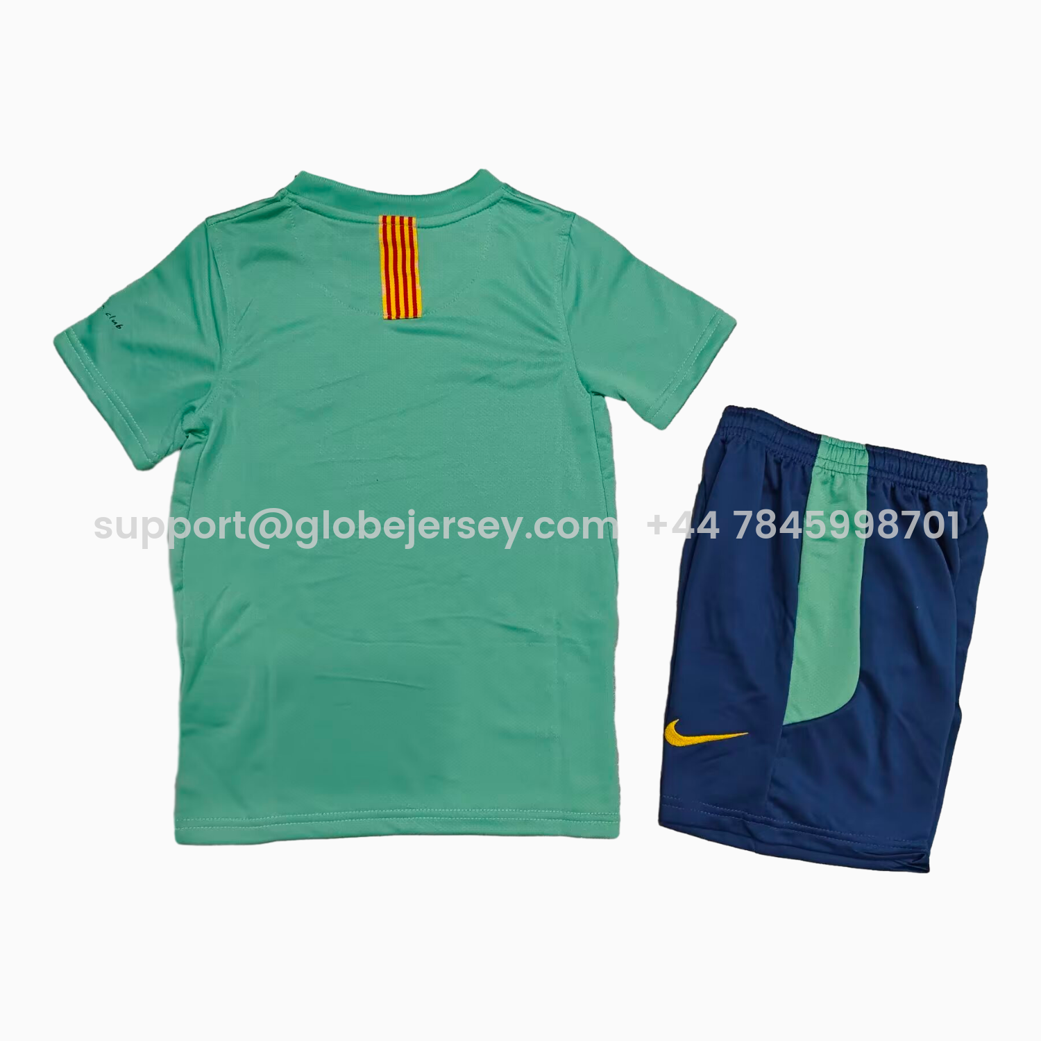 GlobeJersey-Retro Barcelona 2010-11 Away Kids Kit