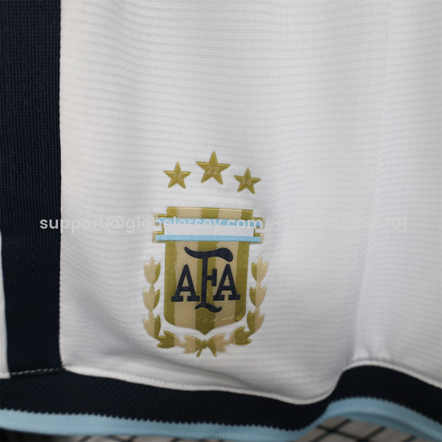 GlobeJersey-Argentina 2026 White Shorts - Player Version