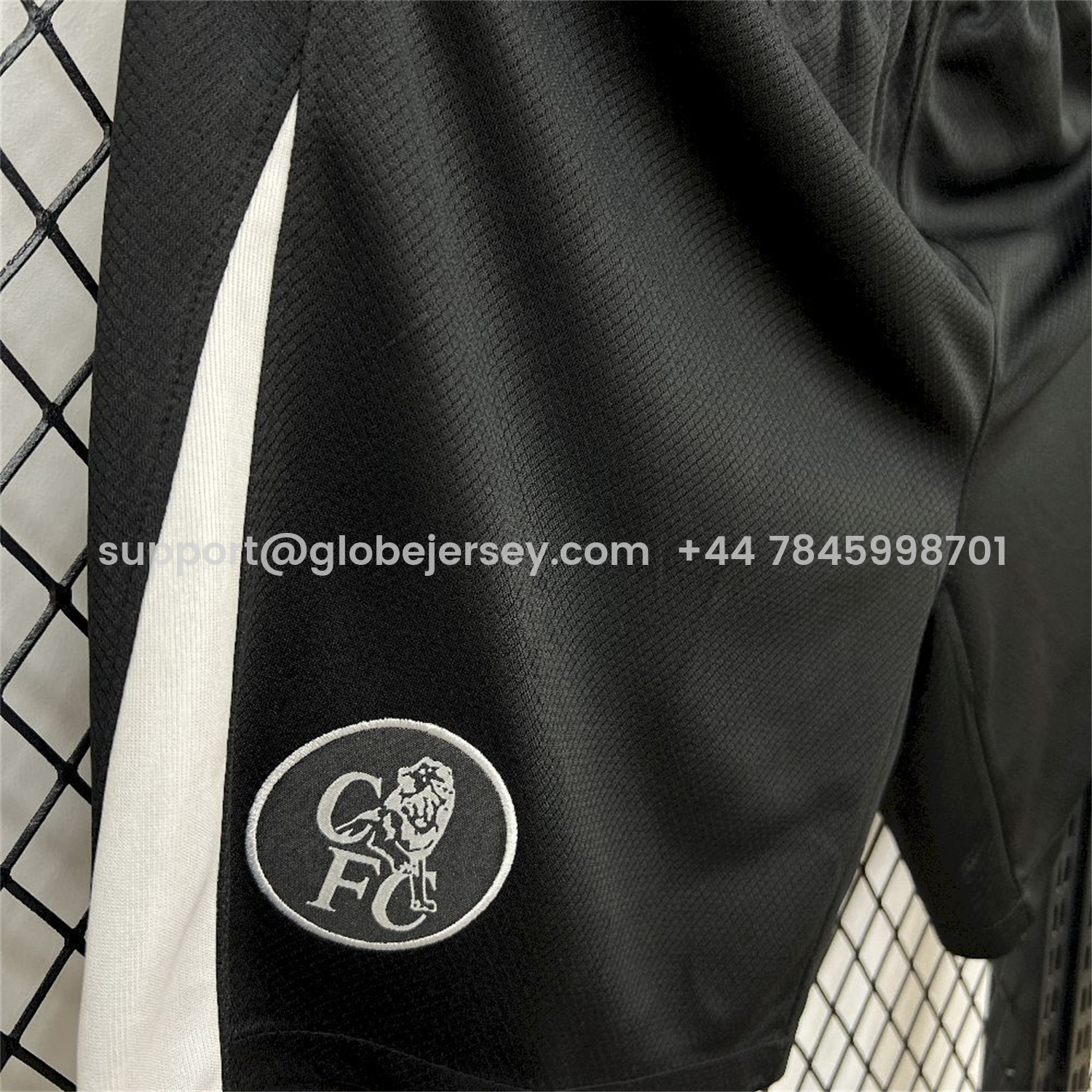 GlobeJersey-C.H.E.L.S.E.A 25-26 Third Black Shorts - Fans Version