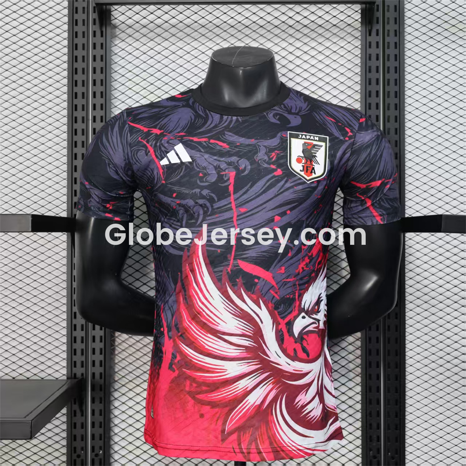 GlobeJersey-Japan 25-26 Firebird Special Edition Black Jersey - Player Version