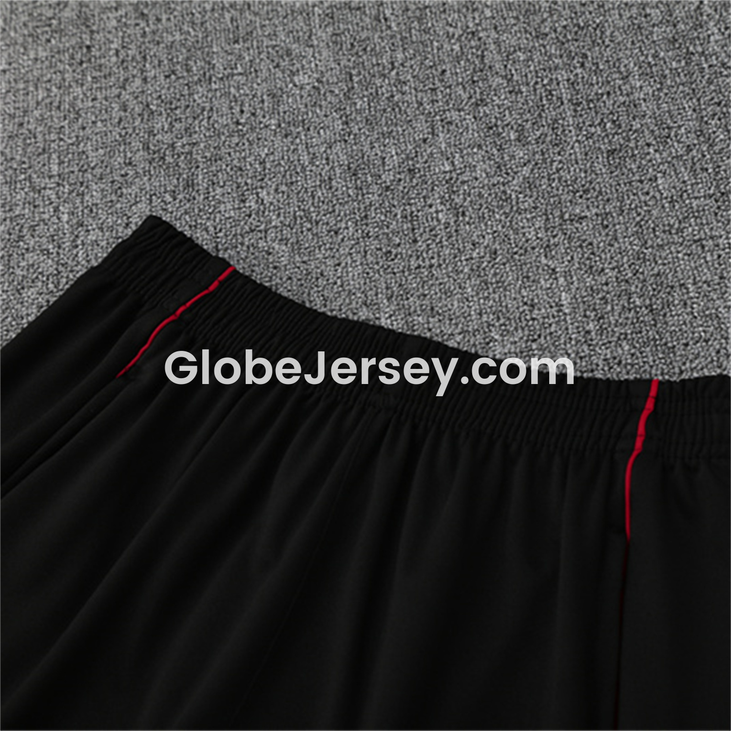 GlobeJersey-Manchester United 25-26 Long Sleeves Training Set - White Top & Black Pants