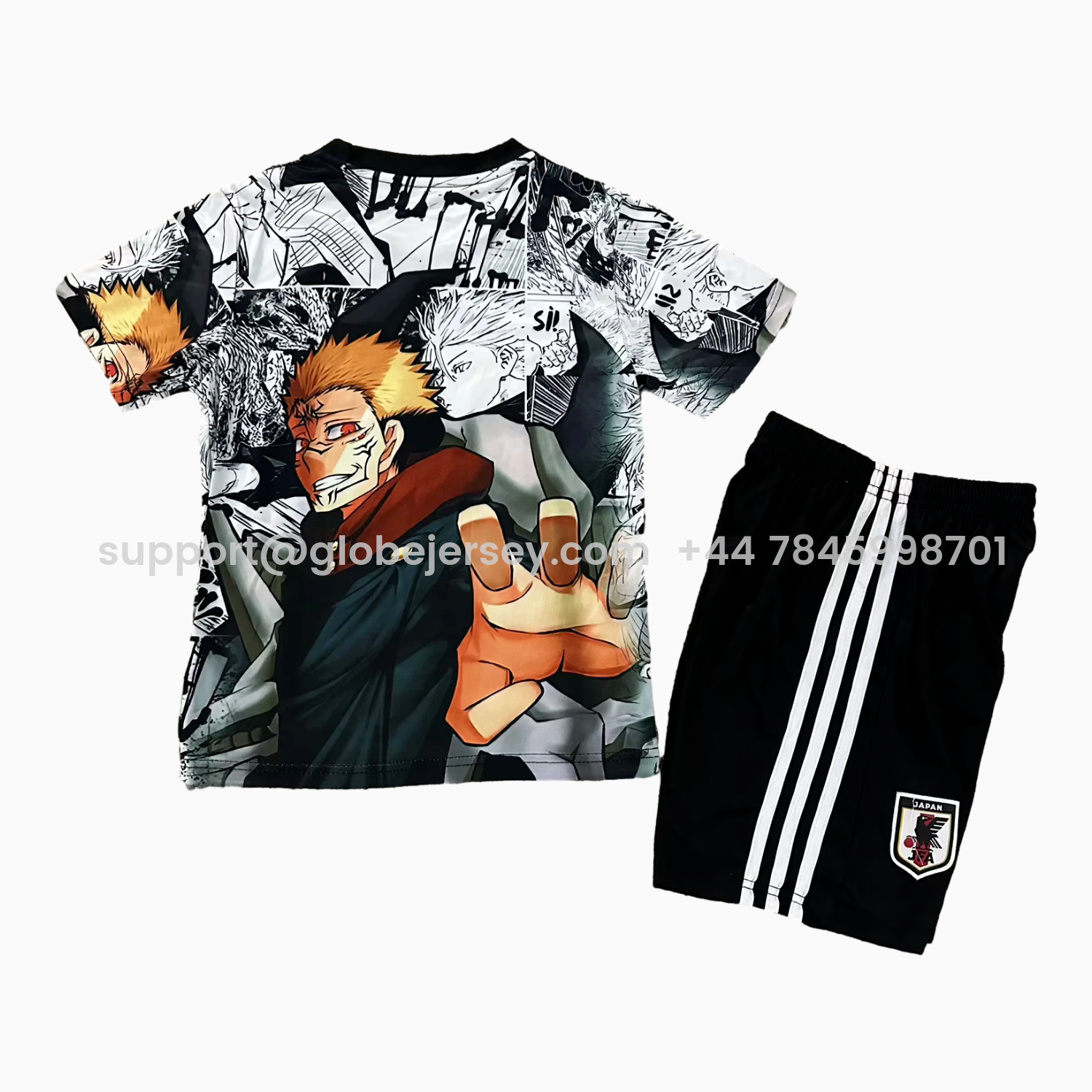 GlobeJersey-Japan 2024 Jujutsu Kaisen Itadori Yuji Special Edition Kids Kit
