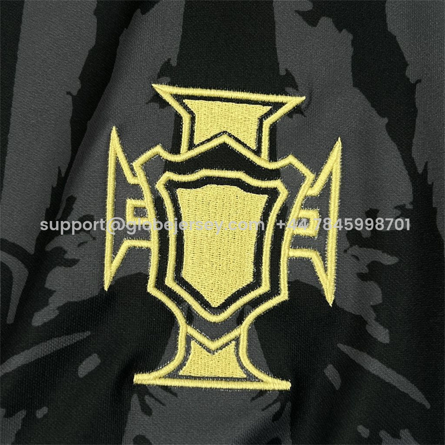 GlobeJersey-Portugal 2026 COMMA Black CR7 Special Jersey - Fans Version