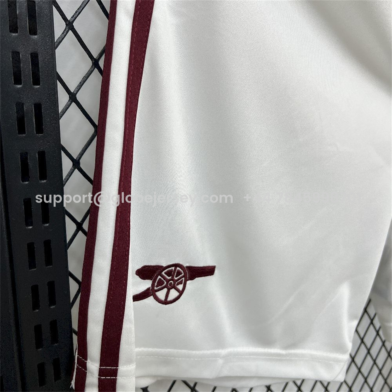 GlobeJersey-Arsenal 25-26 Third White Shorts - Fans Version