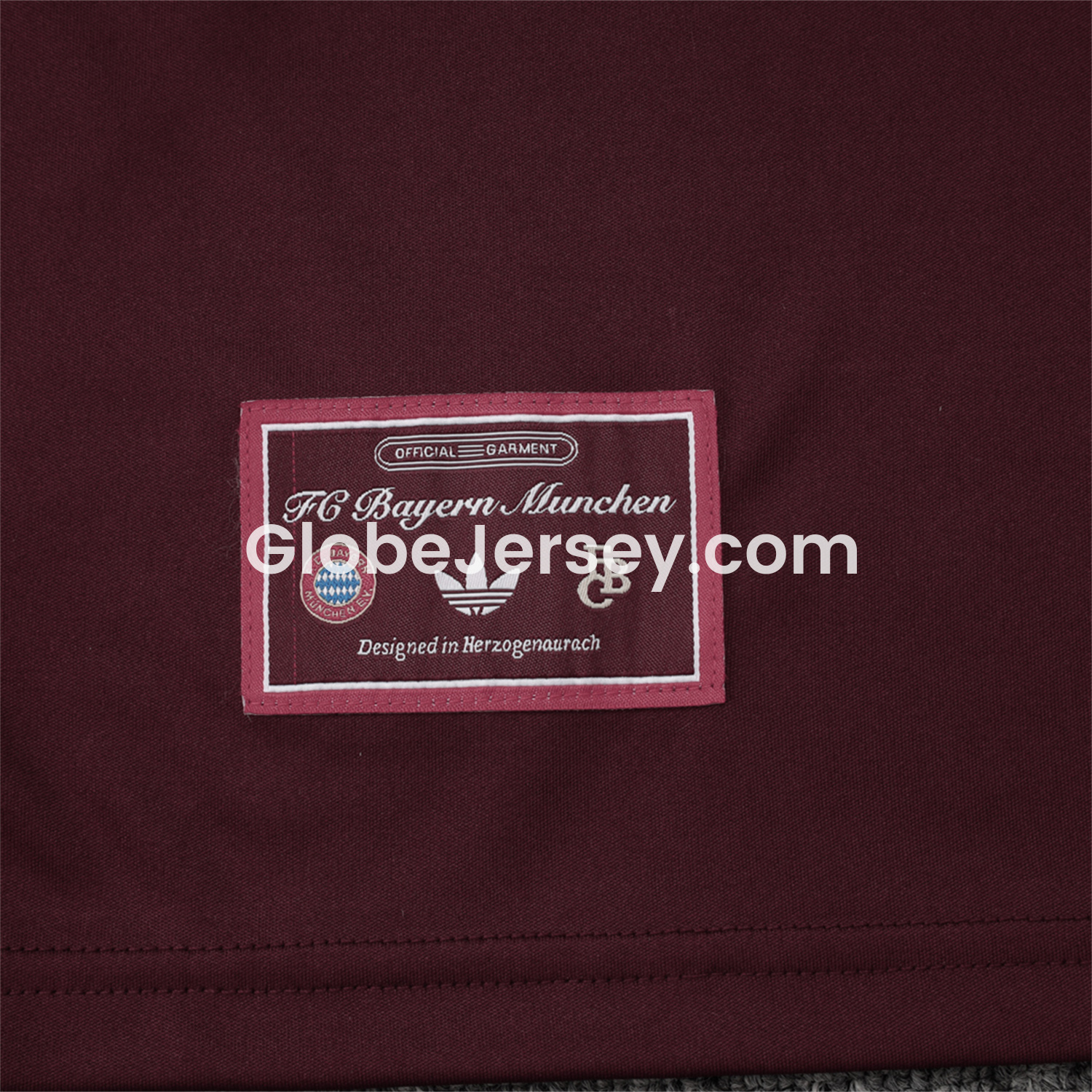 GlobeJersey-Bayern Munich 25-26 Throwback Trefoil Vest Training Set - Deep Red