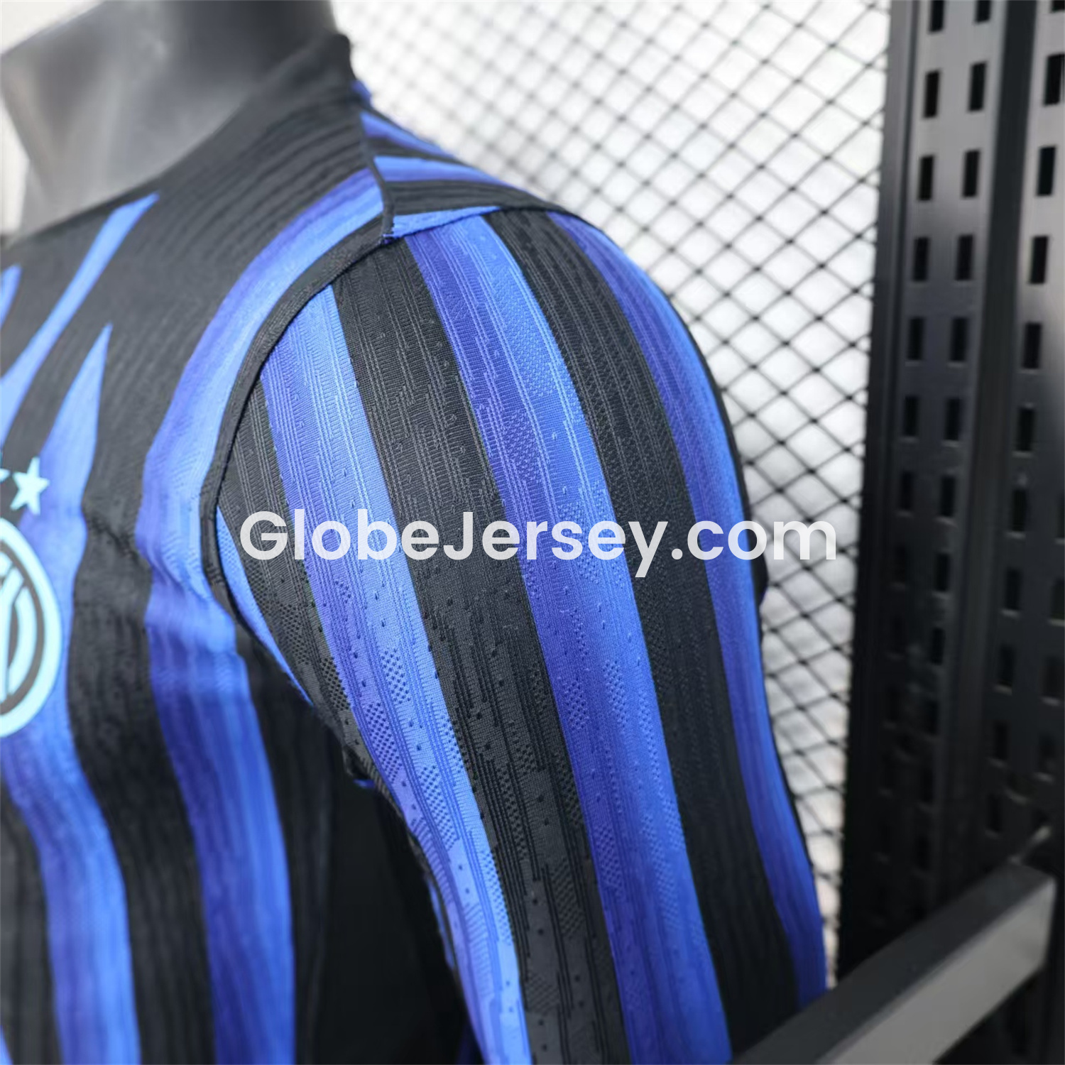 GlobeJersey-Inter Milan 25-26 Home Long Sleeve Jersey - Player Version