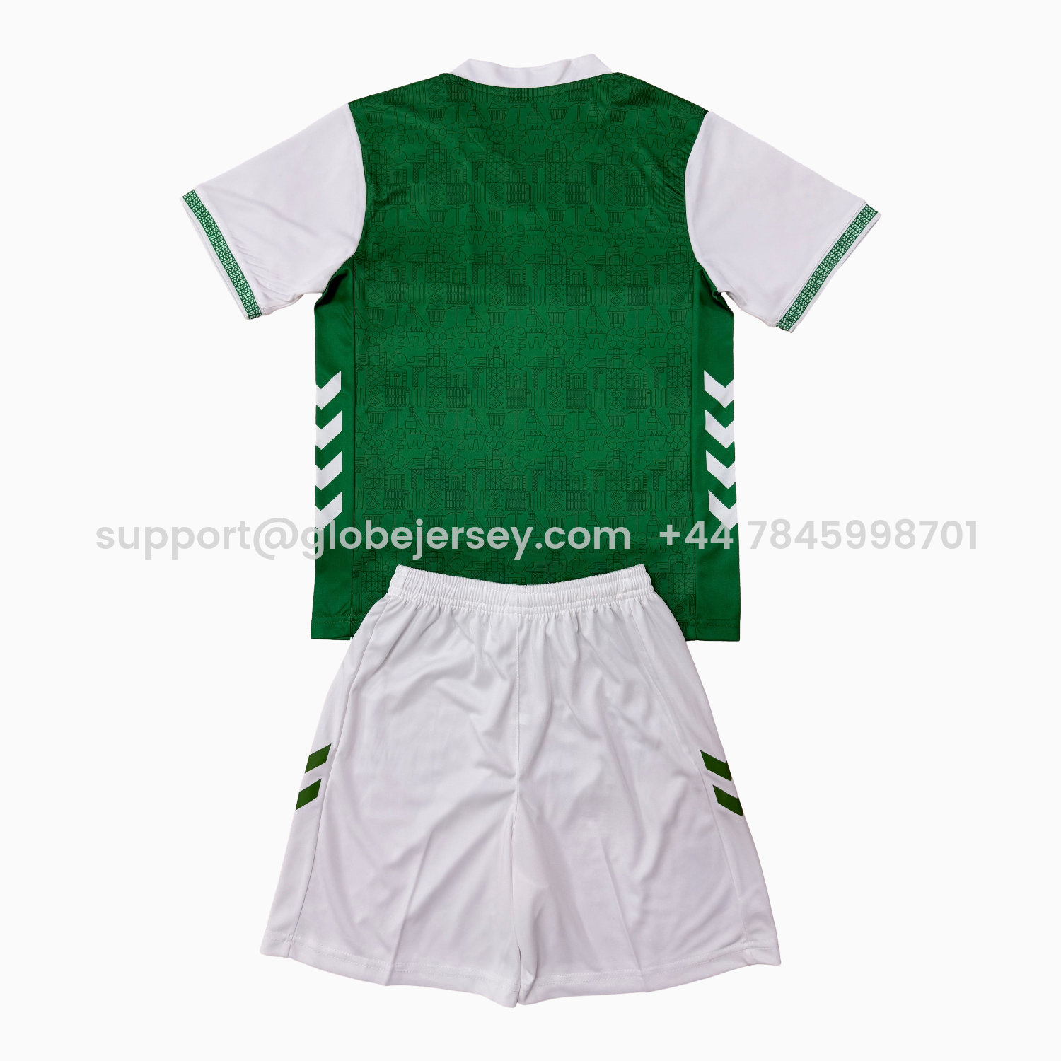 GlobeJersey-AS Saint-Etienne 25-26 Home Men's Adult Jersey Set - Fans Version