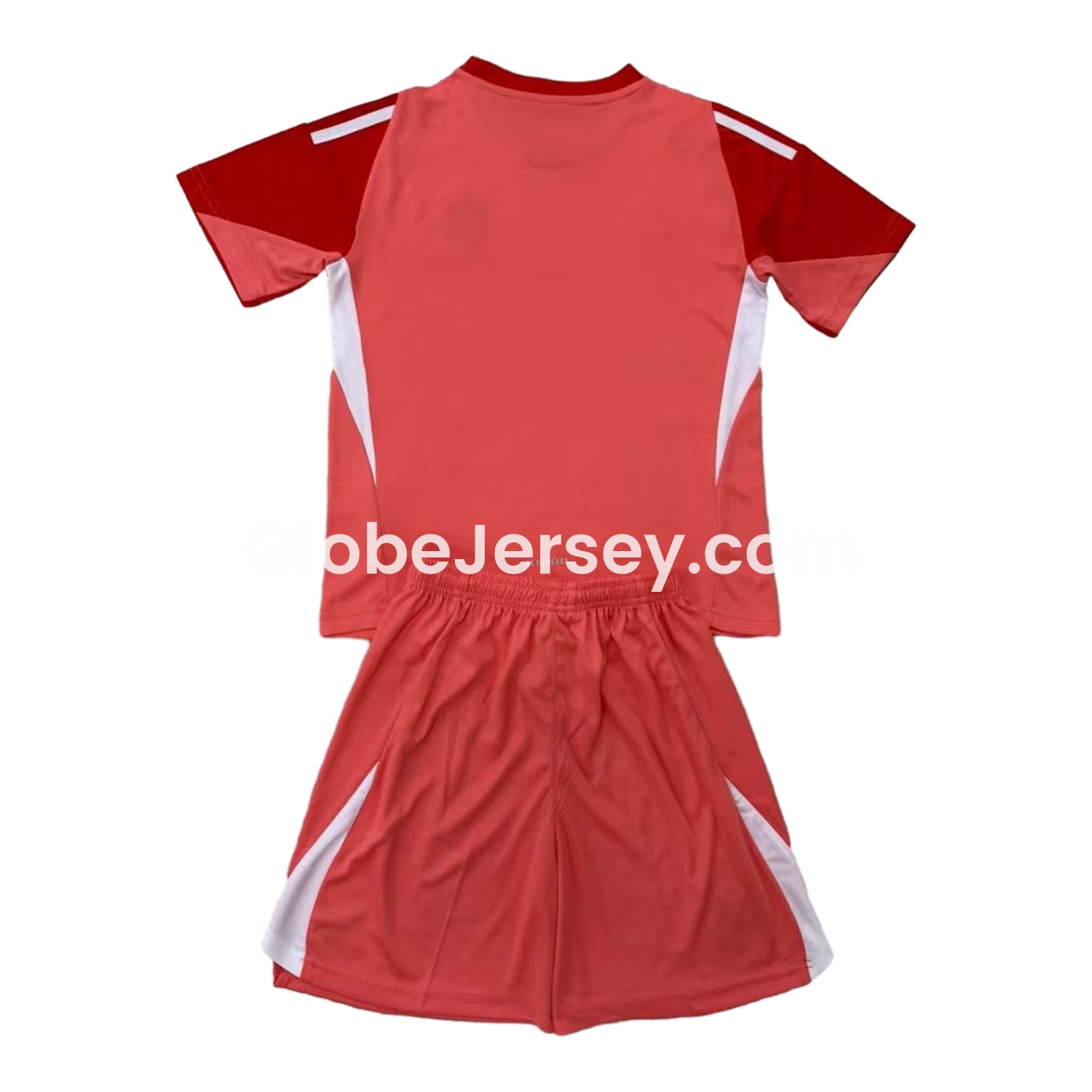 GlobeJersey-Real Madrid 25-26 Red Goalkeeper Men's Adult Jersey Set - Fans Version