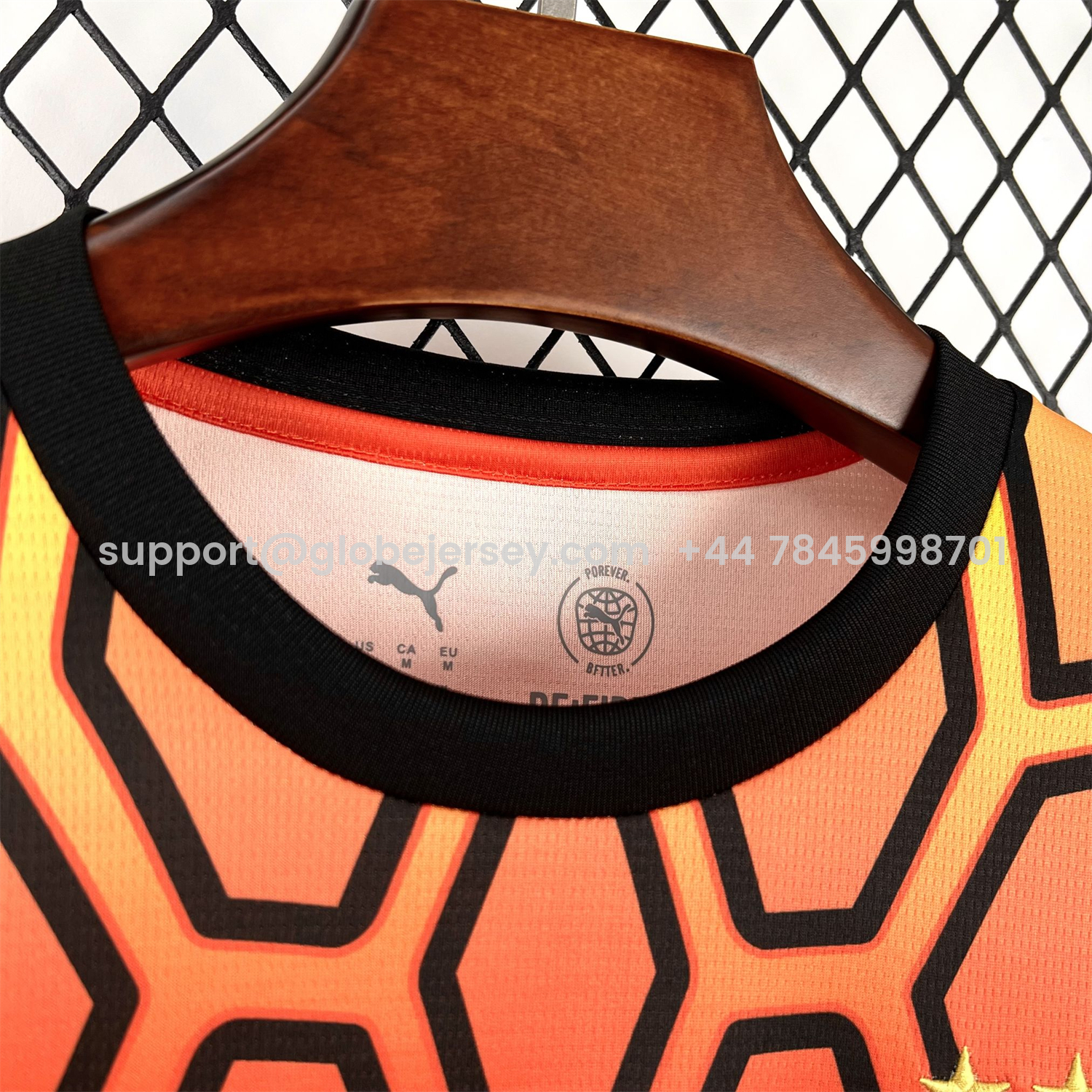 GlobeJersey-PSV Eindhoven 26-27 Orange With Black Special Jersey - Fans Version