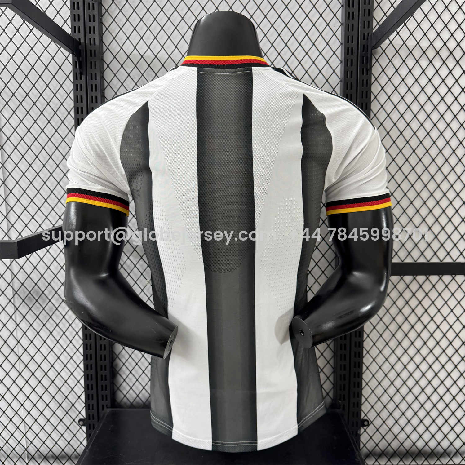 GlobeJersey-Germany 2026 Black And White Special Jersey - Player Version