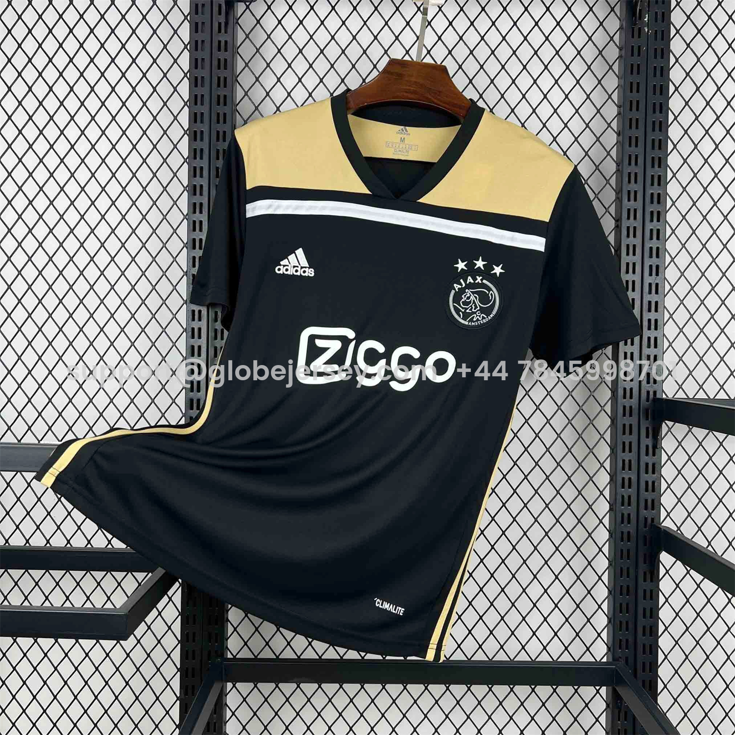 GlobeJersey-Retro Ajax 2018-19 Away Jersey
