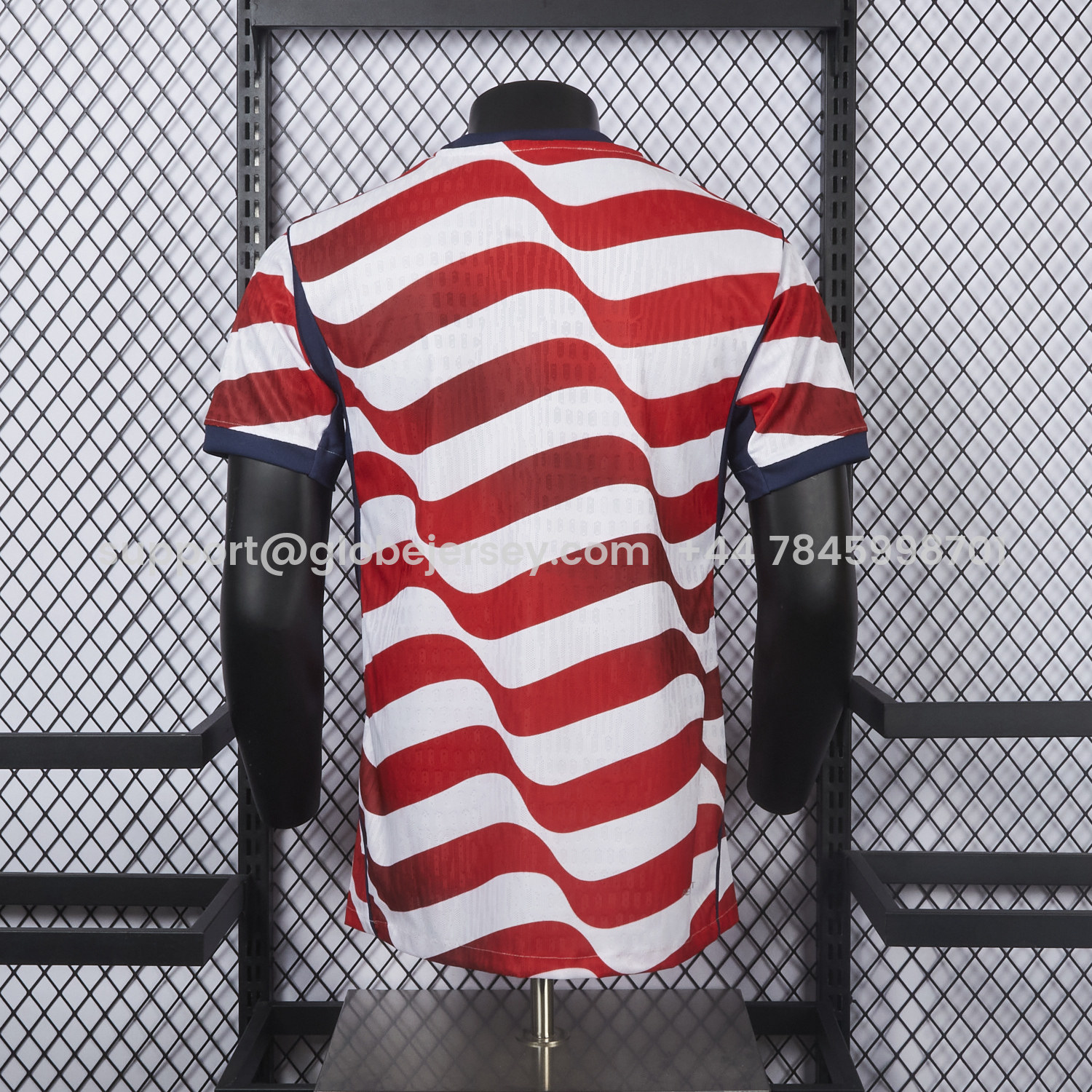 GlobeJersey-【Stripes on Both Sides】United States USA 2026 Home Jersey - Player Version
