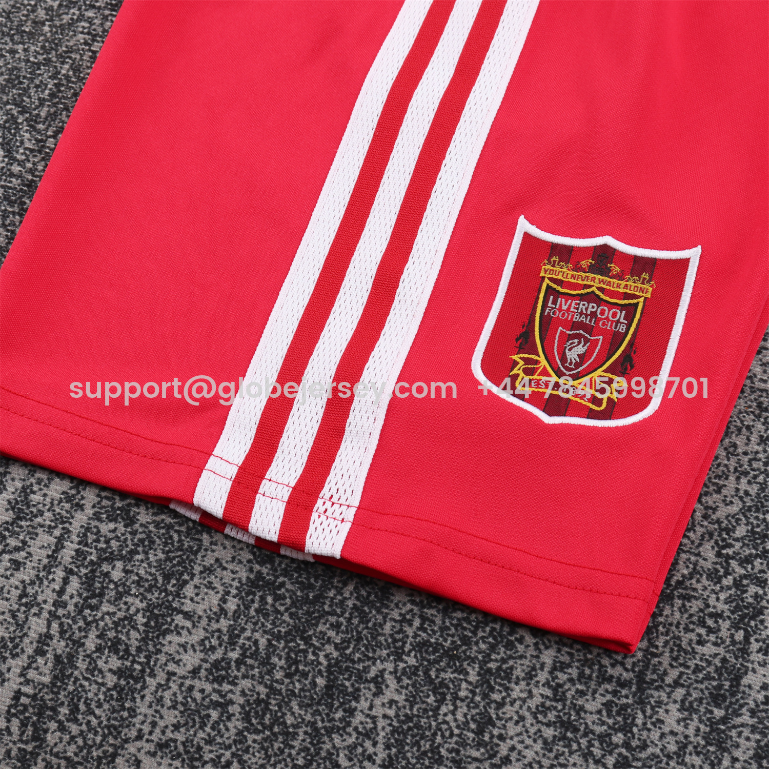 GlobeJersey-Retro Liver.pool 1995-96 Home Kids Kit