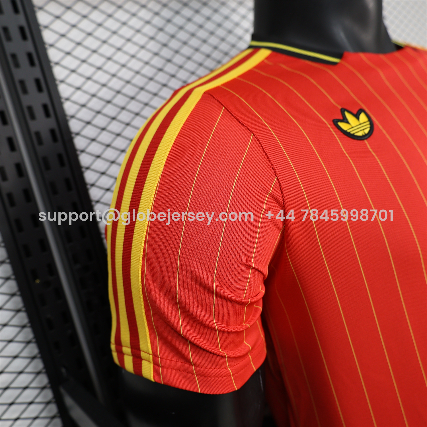 GlobeJersey-Belgium 2026 Terrace Icon Retro Casual Style Red Jersey - Player Version