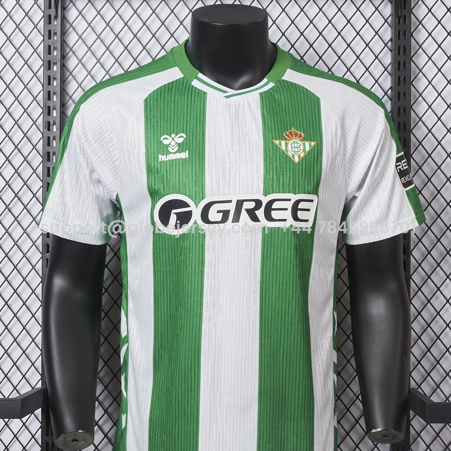 GlobeJersey-Real Betis 25-26 Home Stripes Jersey - Player Version