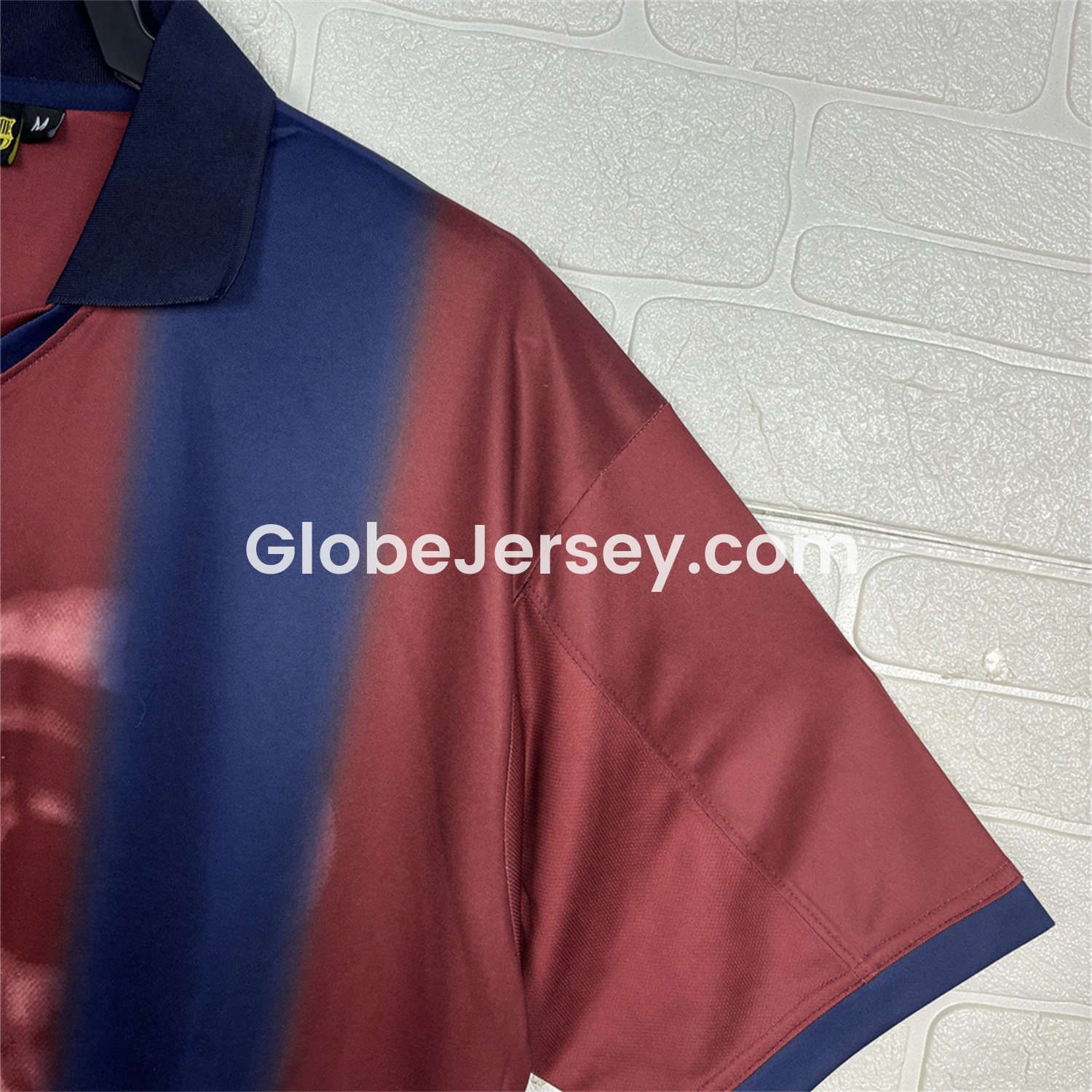 GlobeJersey-Barcelona x Travis Scott 2000-01 Home Retro Style Skeleton Jersey With Back Printing - Fans Version