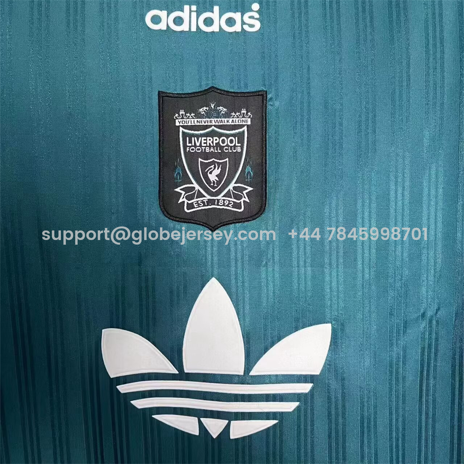 GlobeJersey-Retro Liver.pool 1995-96 Green Training Jersey