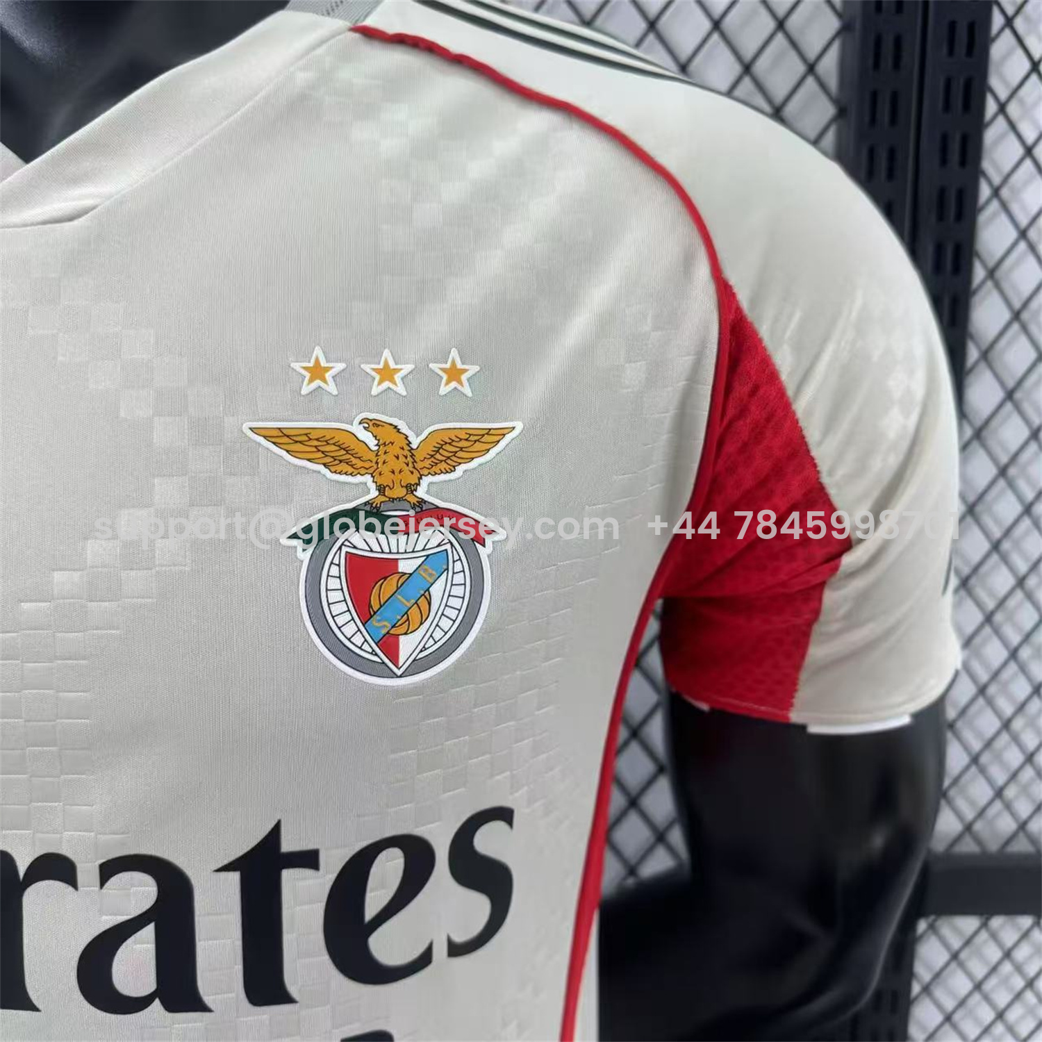 GlobeJersey-Benfica 25-26 Away Jersey - Player Version