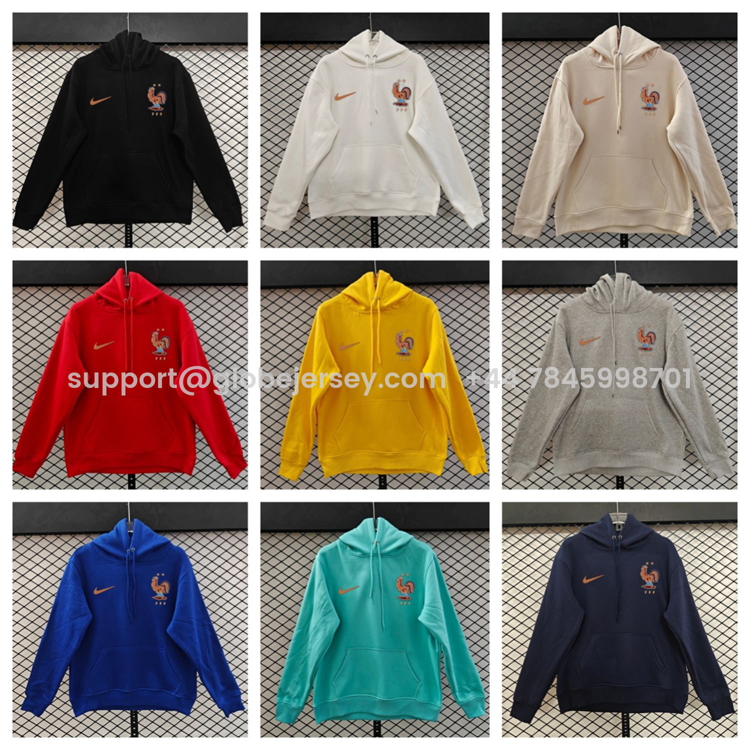 GlobeJersey-France 2026 Home Unisex Pullover Hoodie