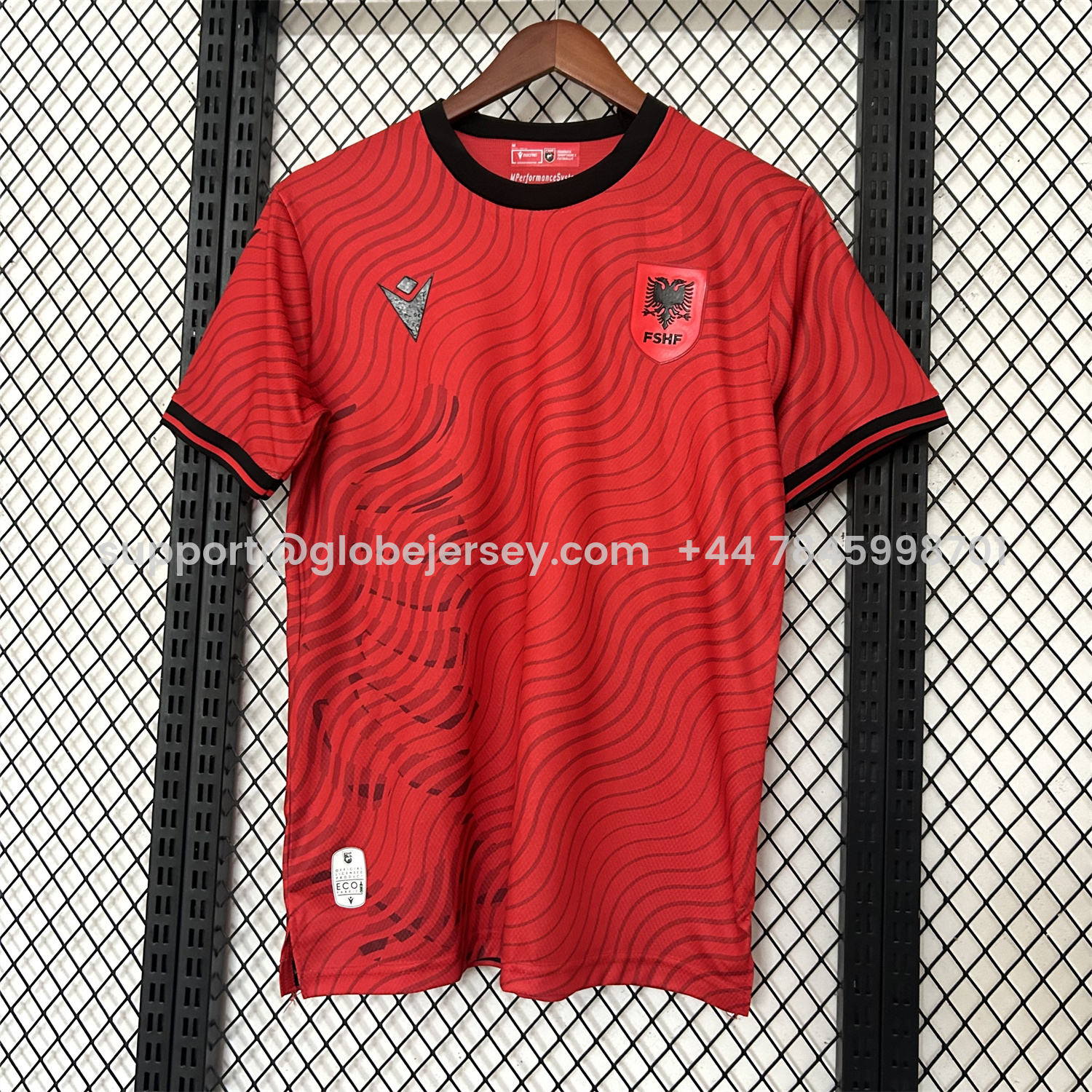 GlobeJersey-Albania 2026 Home Red Jersey - Fans Version