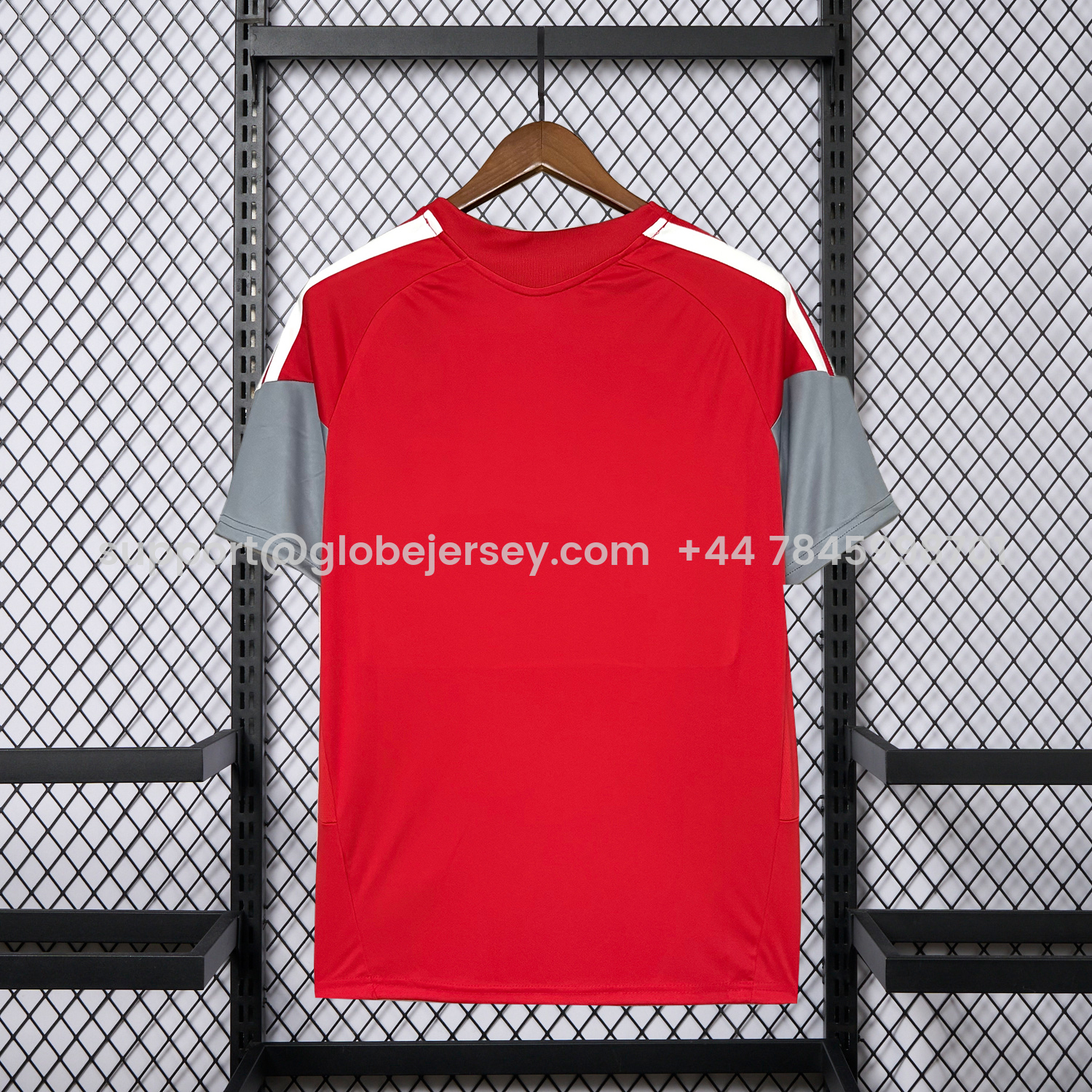 GlobeJersey-SC Internacional 26-27 Red Pre-Match Training Jersey - Fans Version