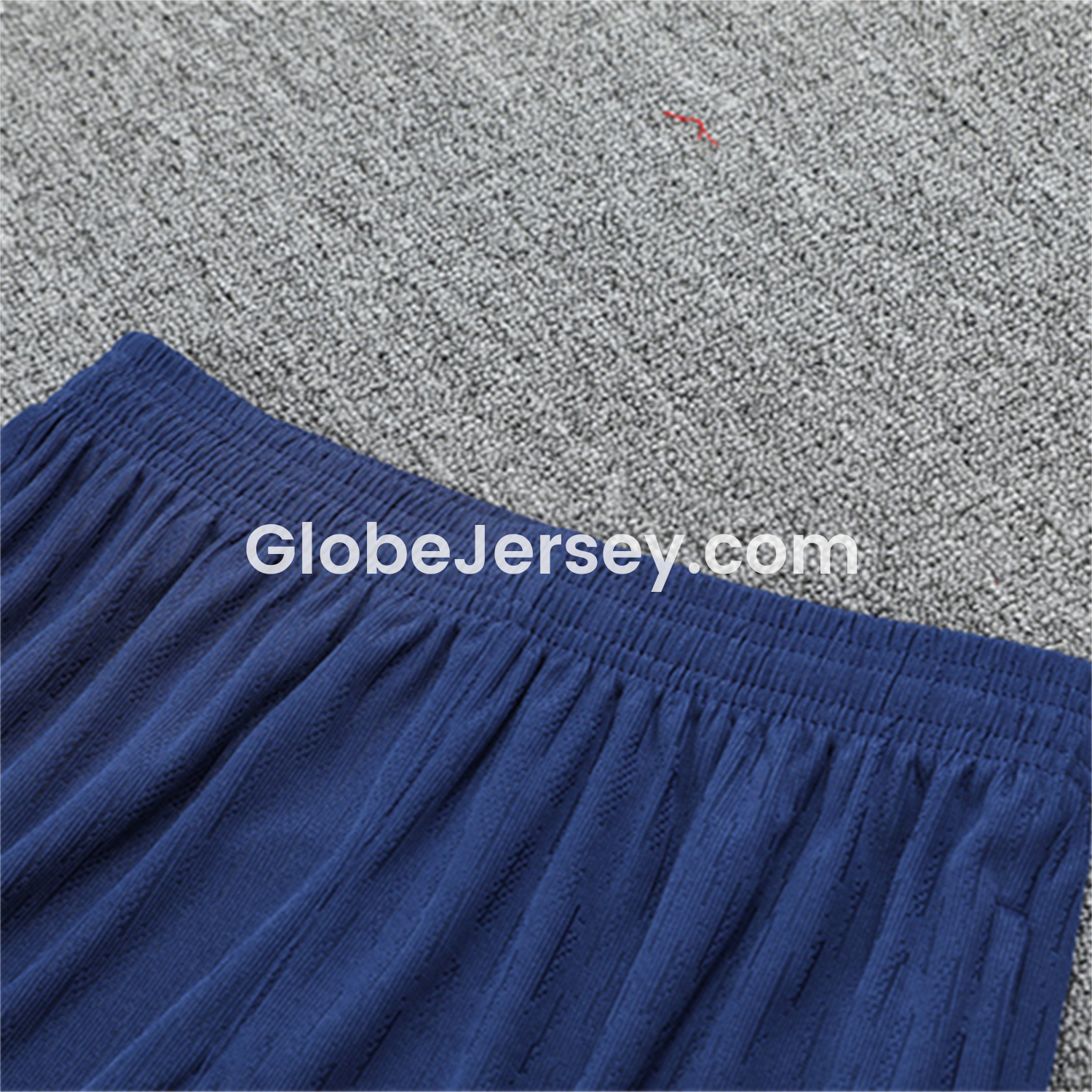 GlobeJersey-Barcelona 25-26 Kids Long Sleeve Training Set - Player Version - Light Yellow Top and Blue Pants